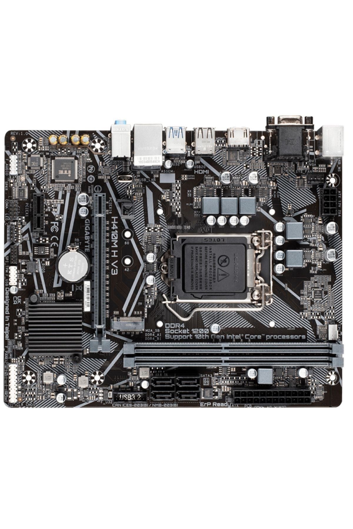 Gıgabyte H410m H Ddr4 2933mhz Hdmı 1200p