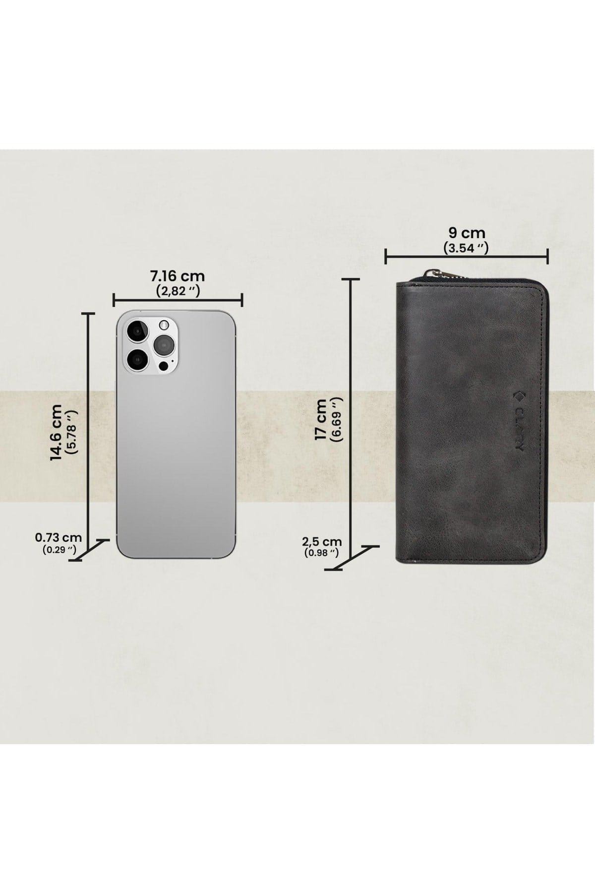 Gl100blc Telefon Bölmeli 1.sınıf Kalite Hakiki Deri(genuine Leather) Portmone Unisex Cüzdan-si