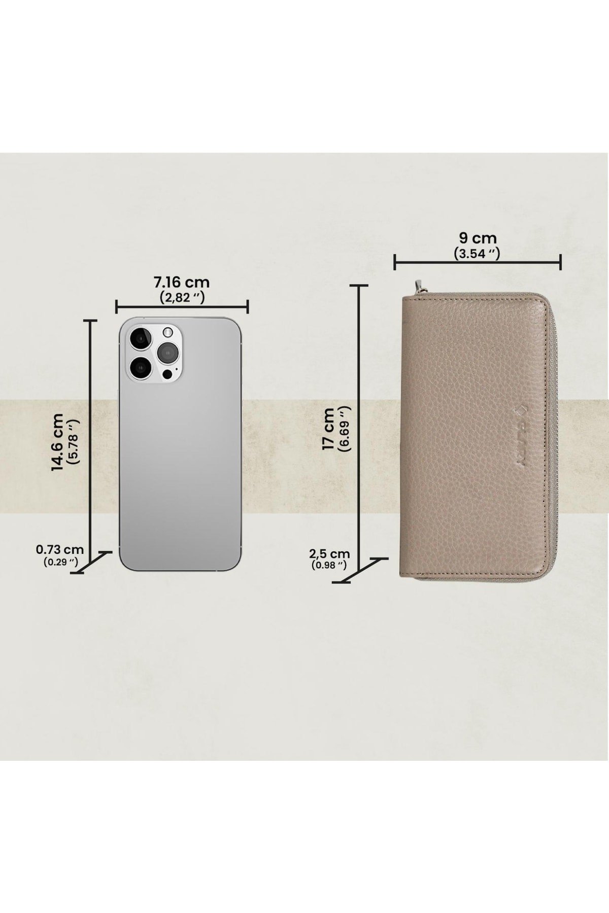 Gl100mp Telefon Bölmeli 1.sınıf Kalite Hakiki Deri(genuine Leather) Portmone Unisex Cüzdan-viz
