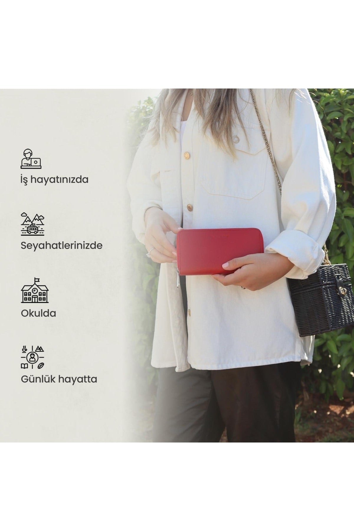 Gl100rd Telefon Bölmeli 1.sınıf Kalite Hakiki Deri(genuine Leather) Portmone Unisex Cüzdan-kır