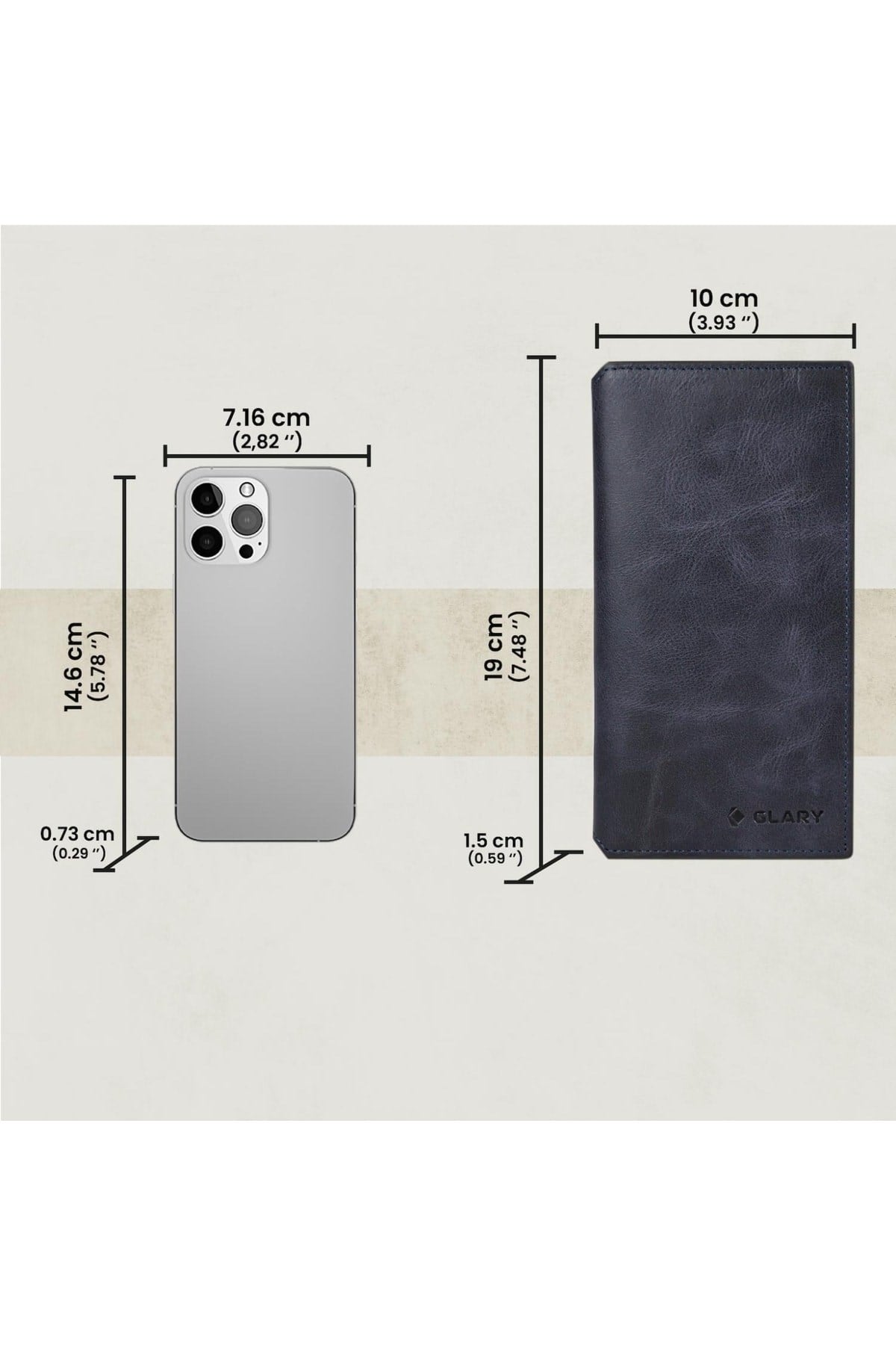 Gl101db Telefon Bölmeli 1.sınıf Kalite Hakiki Deri(genuine Leather) Portmone Unisex Cüzdan-lac