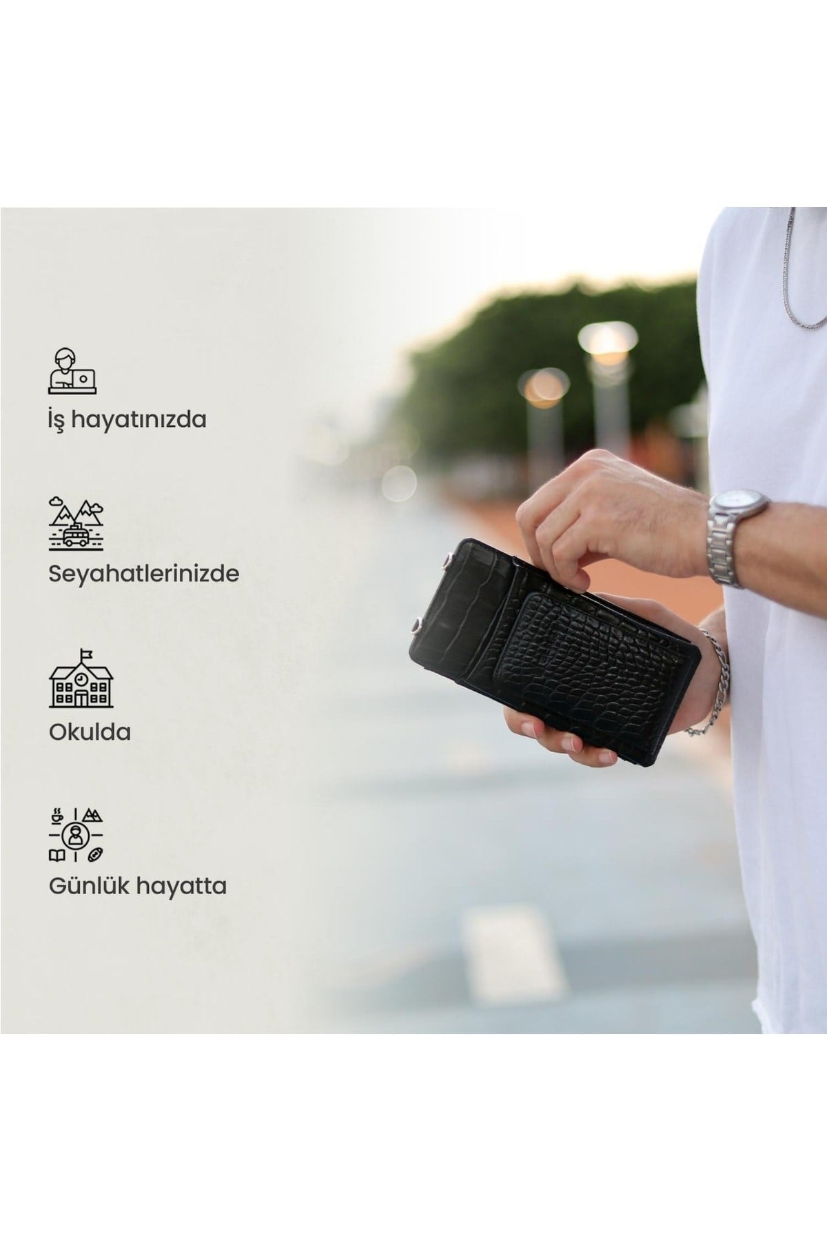 Gl200blc 1.sınıf Kalite Hakiki Deri Portmone Unisex Boyun Askılı Pasaport Ve Telefon Cüzdanı-s