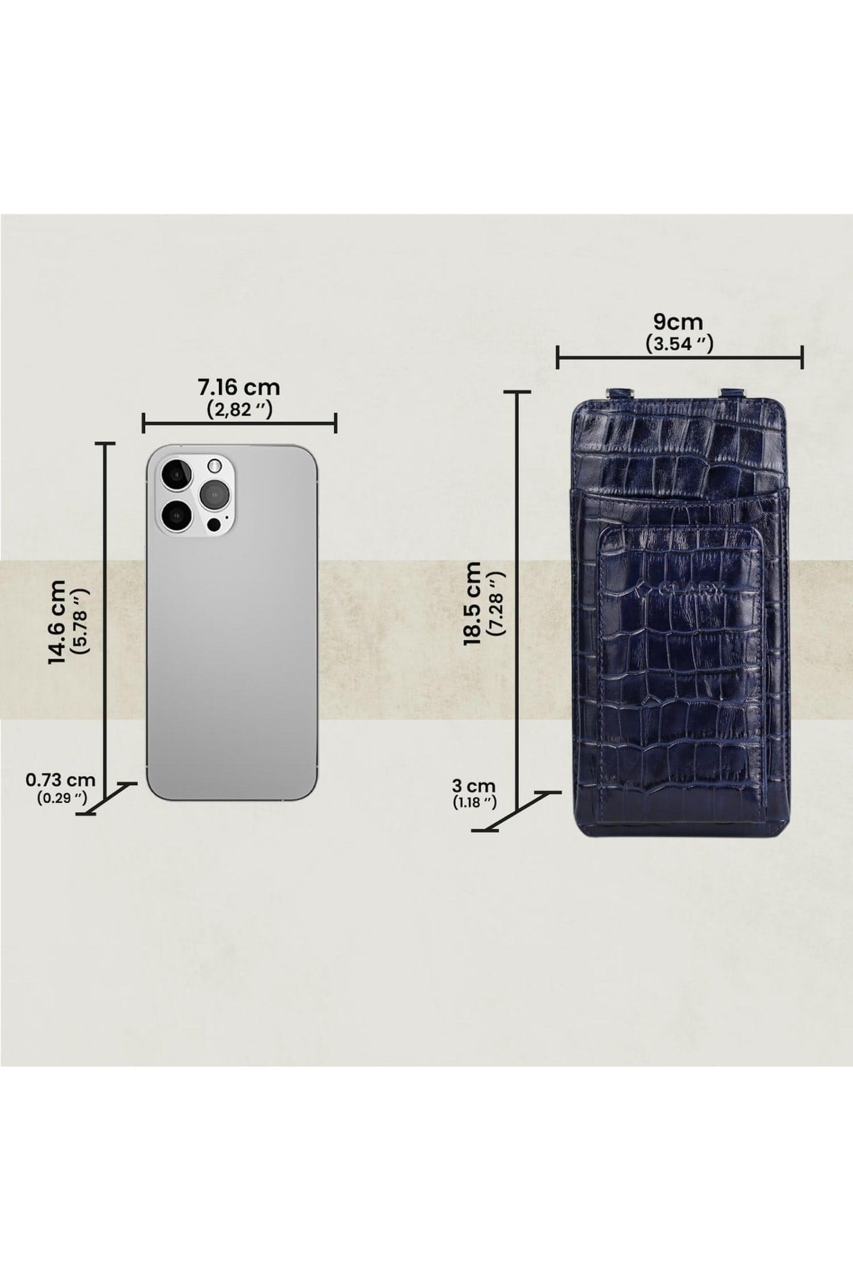 Gl200db 1.sınıf Kalite Hakiki Deri Portmone Unisex Boyun Askılı Pasaport Ve Telefon Cüzdanı-la
