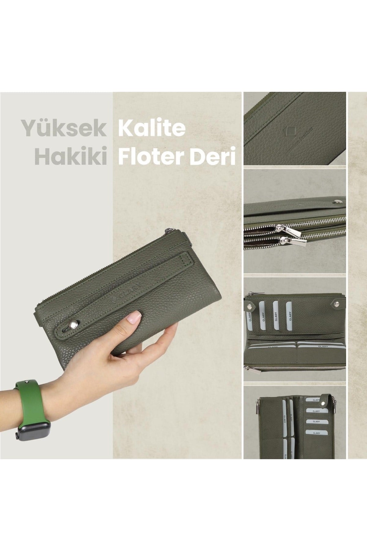 Gl202kh 1.sınıf Kalite Hakiki Deri Portmone Unisex Boyun Askılı Pasaport Ve Telefon Cüzdanı-ha