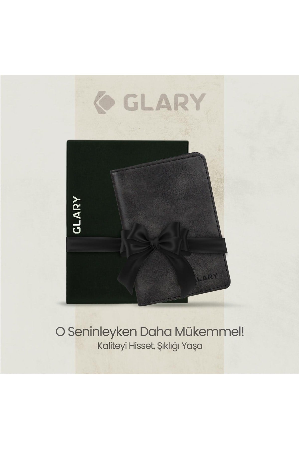 Gl203blc 1.sınıf Kalite Hakiki Deri (genuine Leather) Portmone Unisex Pasaport Cüzdanı-siyah