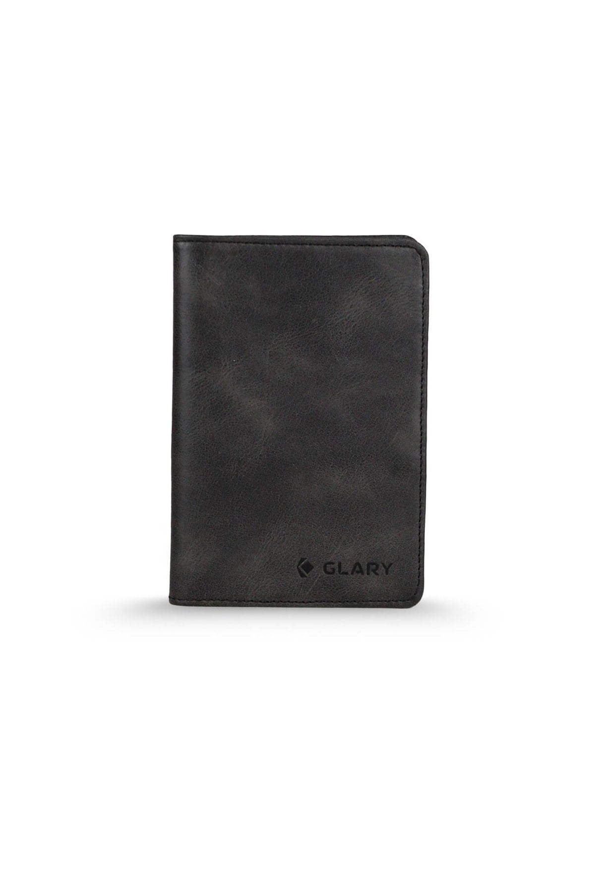 Gl203blc 1.sınıf Kalite Hakiki Deri (genuine Leather) Portmone Unisex Pasaport Cüzdanı-siyah