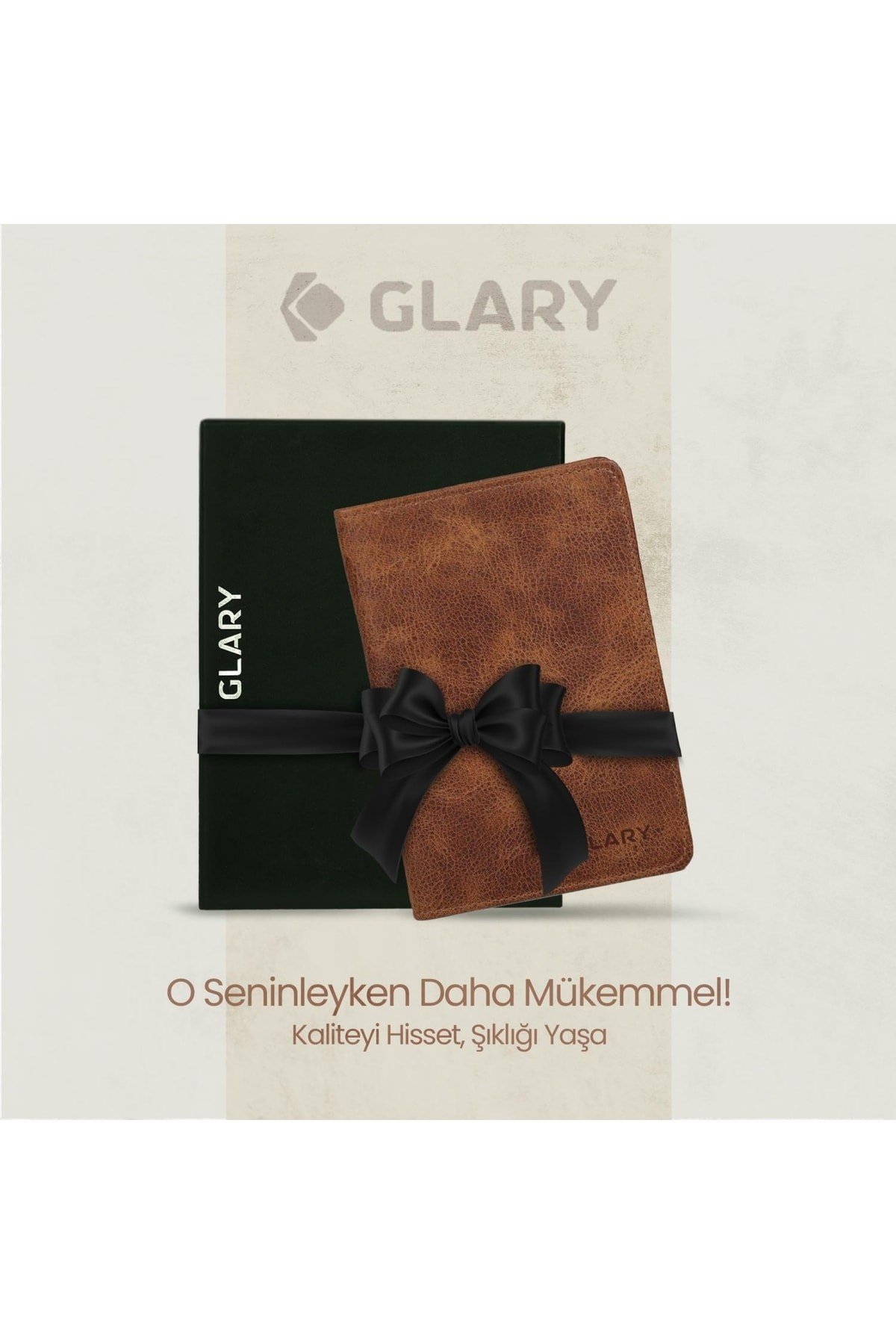 Gl203gng 1.sınıf Kalite Hakiki Deri (genuine Leather) Portmone Unisex Pasaport Cüzdanı-taba