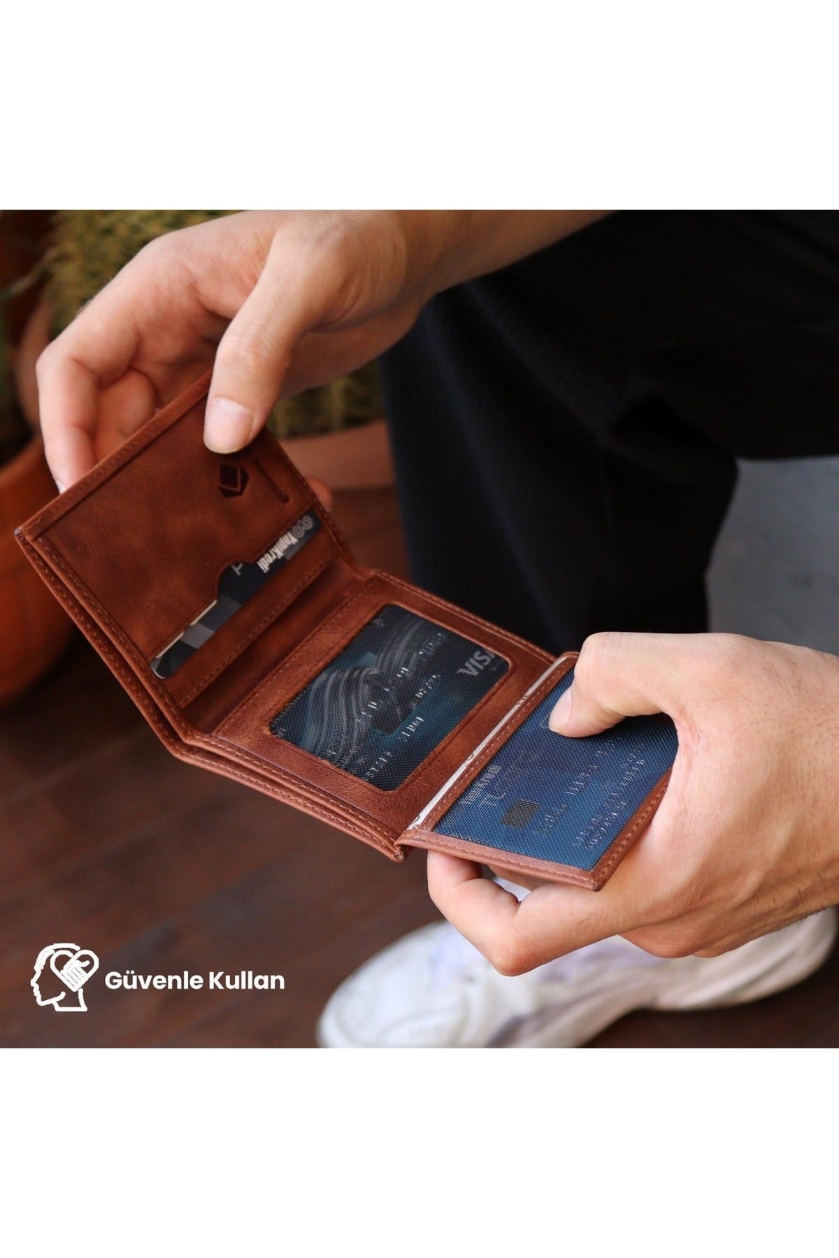 Gl300gng 1.sınıf Kalite Hakiki Deri (genuine Leather) Portmone Erkek Cüzdan-taba