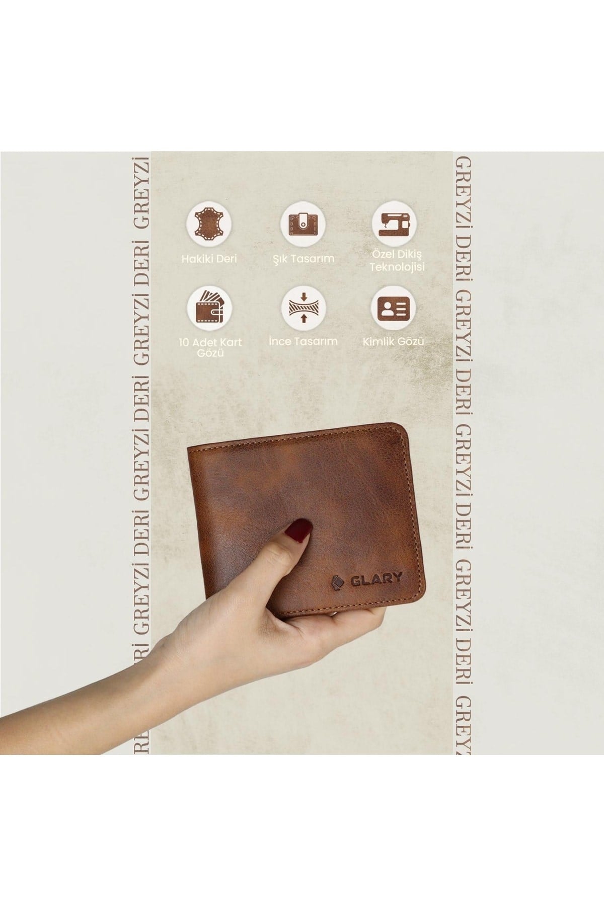Gl301gng 1.sınıf Kalite Hakiki Deri (genuine Leather) Portmone Erkek Cüzdan-taba