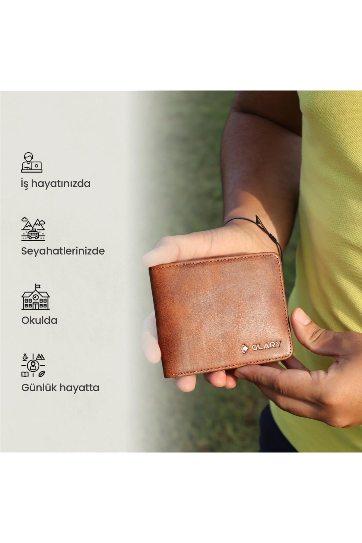 Gl301gng 1.sınıf Kalite Hakiki Deri (genuine Leather) Portmone Erkek Cüzdan-taba