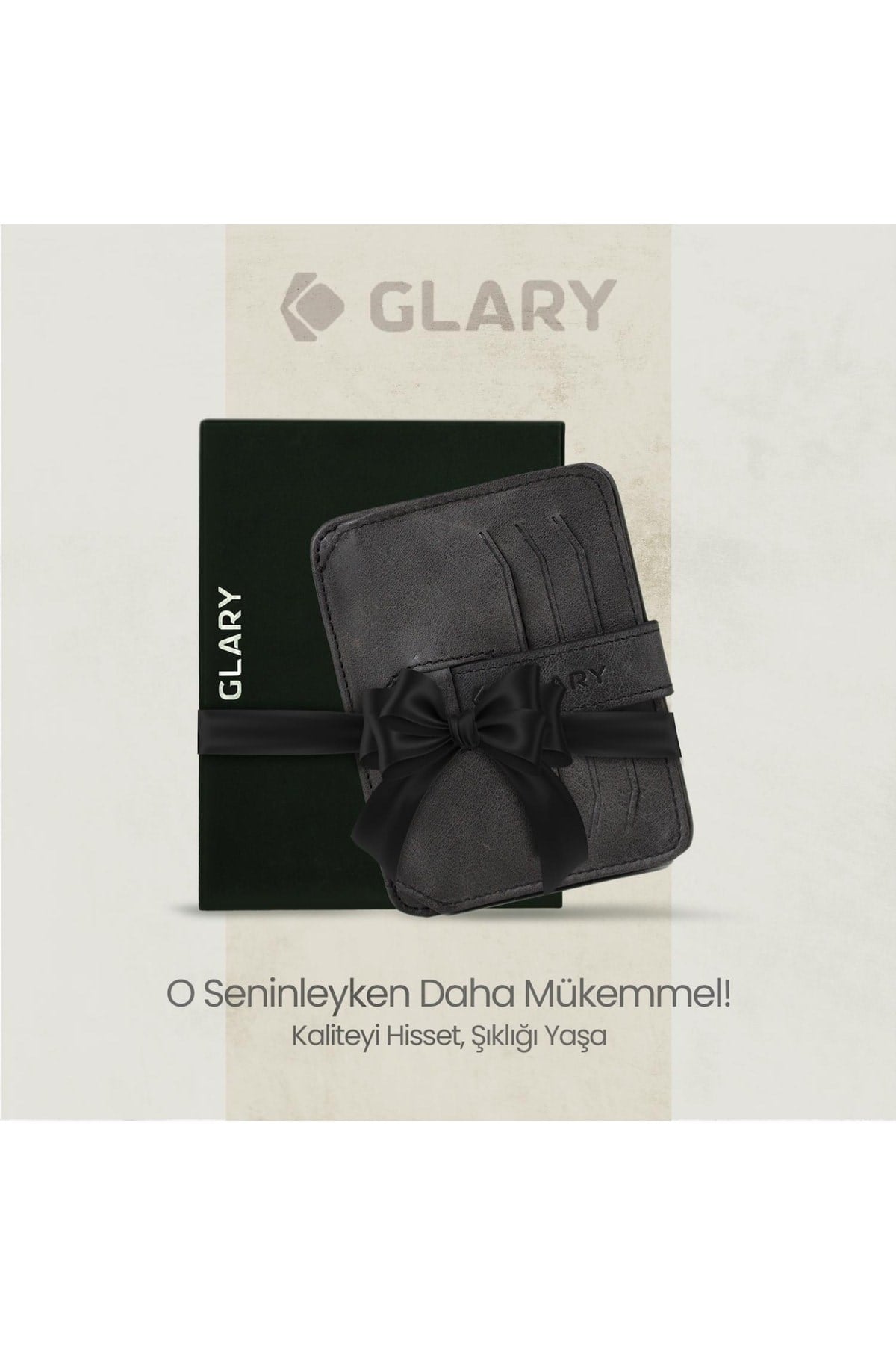 Gl400blc 1.sınıf Kalite Hakiki Deri (genuine Leather) Portmone Unisex Deri Kartlık Cüzdan-siya