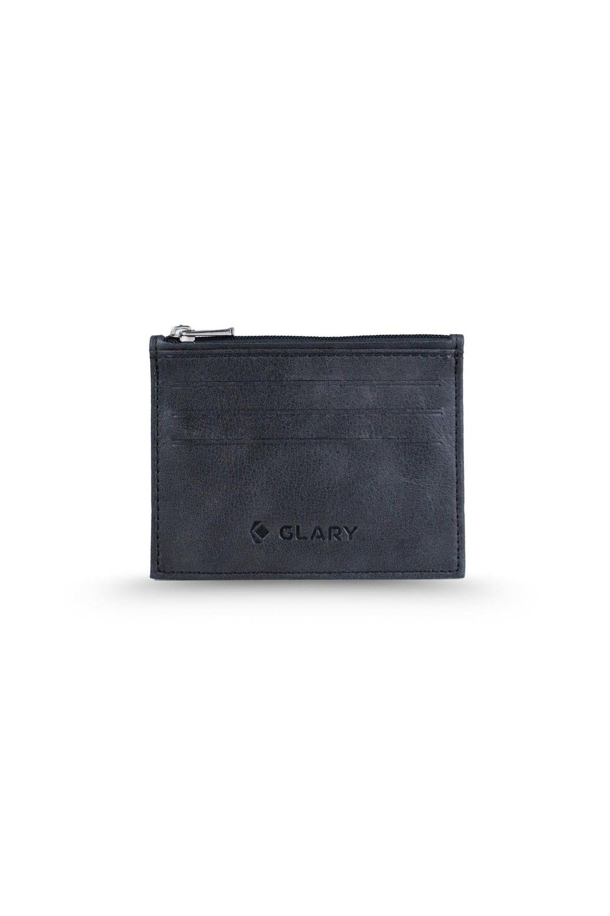 Gl401db 1.sınıf Kalite Hakiki Deri (genuine Leather) Portmone Unisex Deri Kartlık Cüzdan-laciv