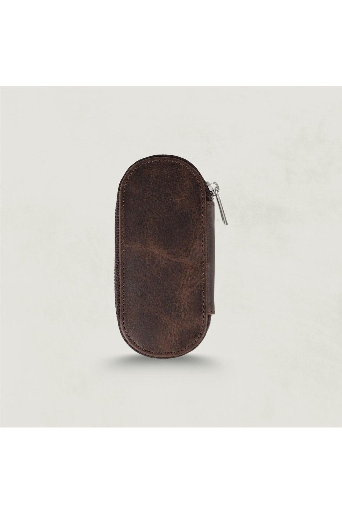Gl500brw 1.sınıf Kalite Hakiki Deri (genuine Leather) Portmone Unisex Anahtarlık-kahverengi
