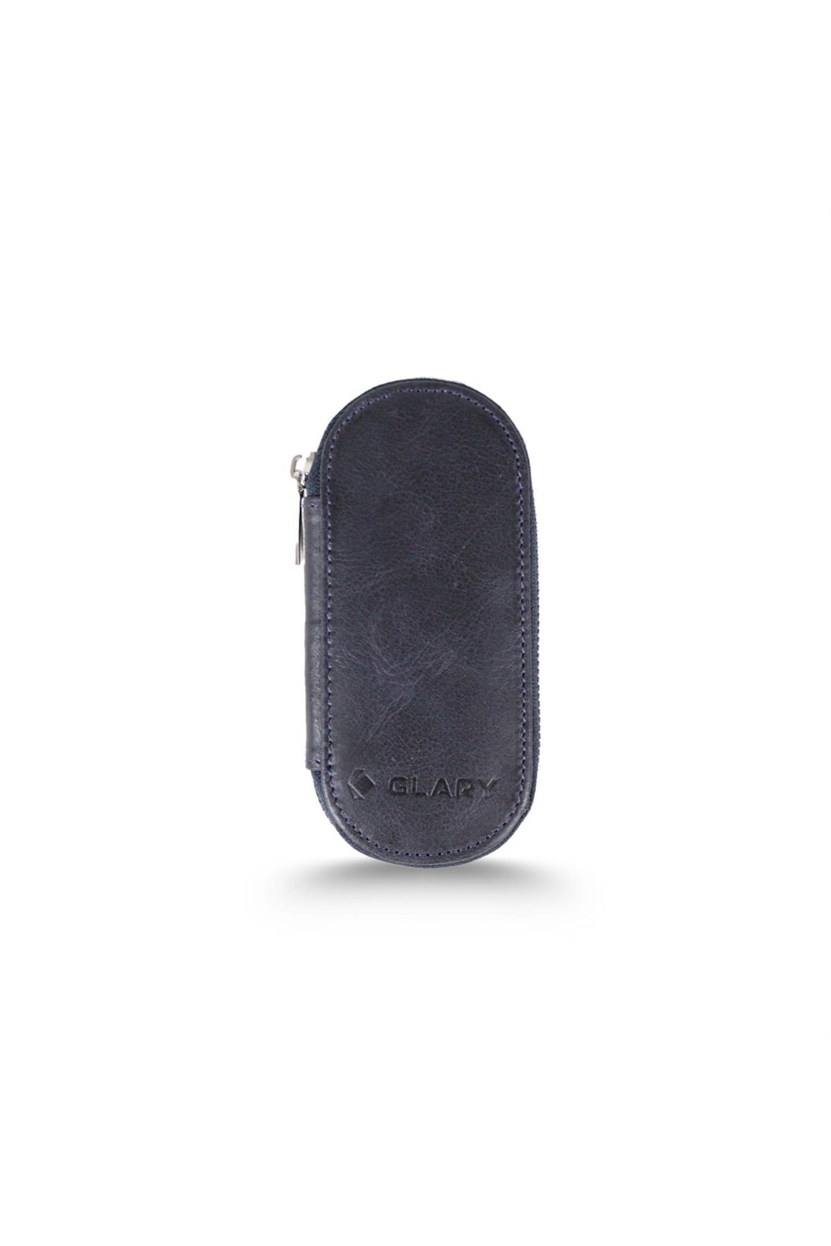 Gl500db 1.sınıf Kalite Hakiki Deri (genuine Leather) Portmone Unisex Anahtarlık-lacivert