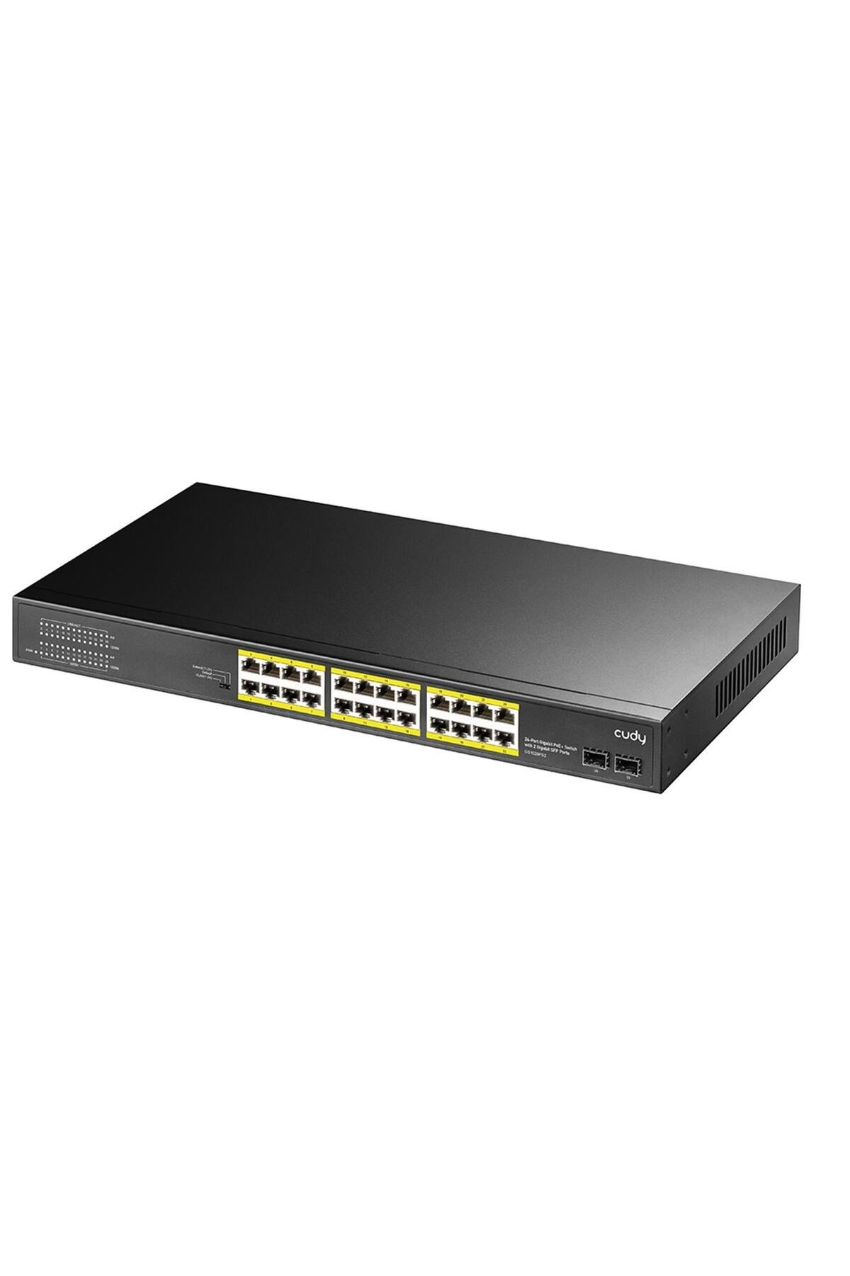 GS1028PS2 2 Port SFP, VLAN, CCTV, 24 Port Gigabit 300W PoE+ Metal Switch