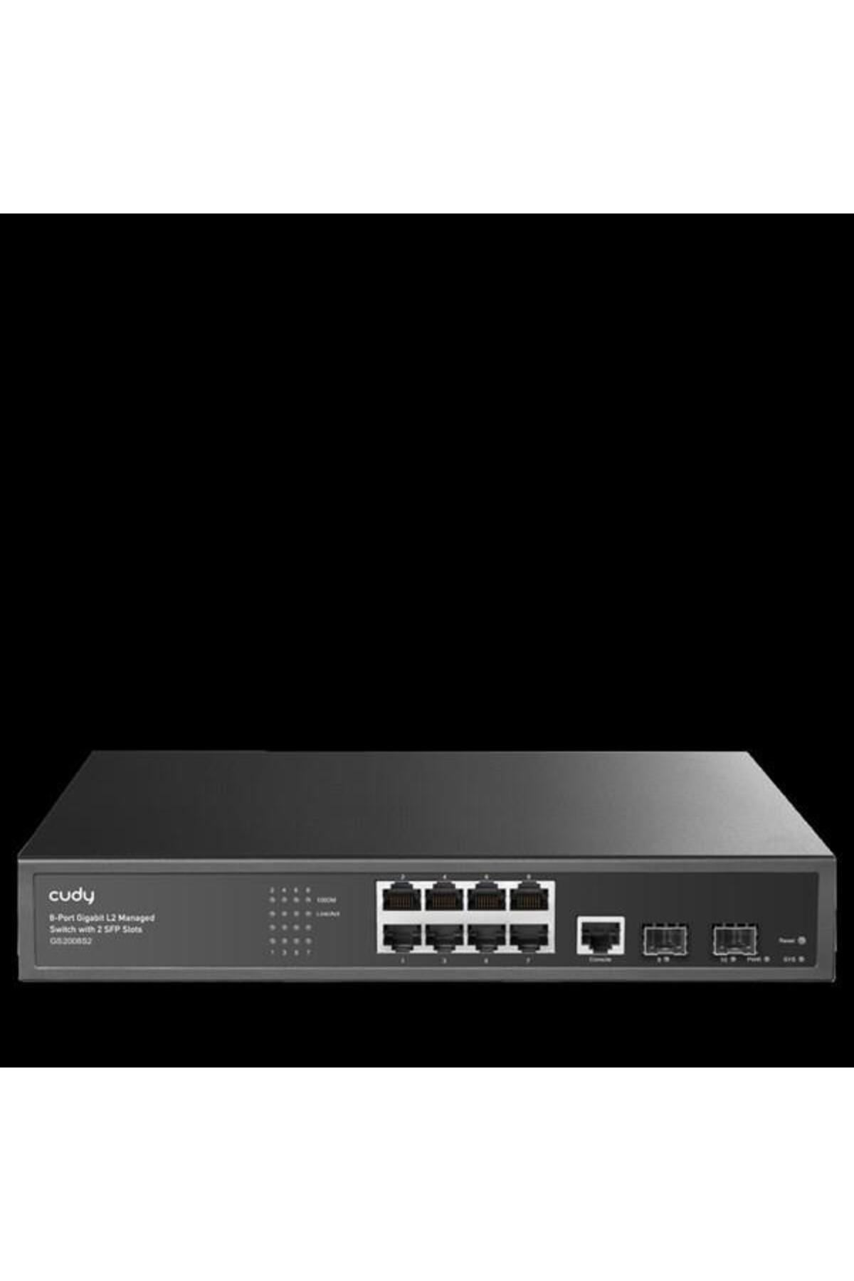 GS2008S2 8 Port Gigabit 2-SFP Yönetilebilir Switch