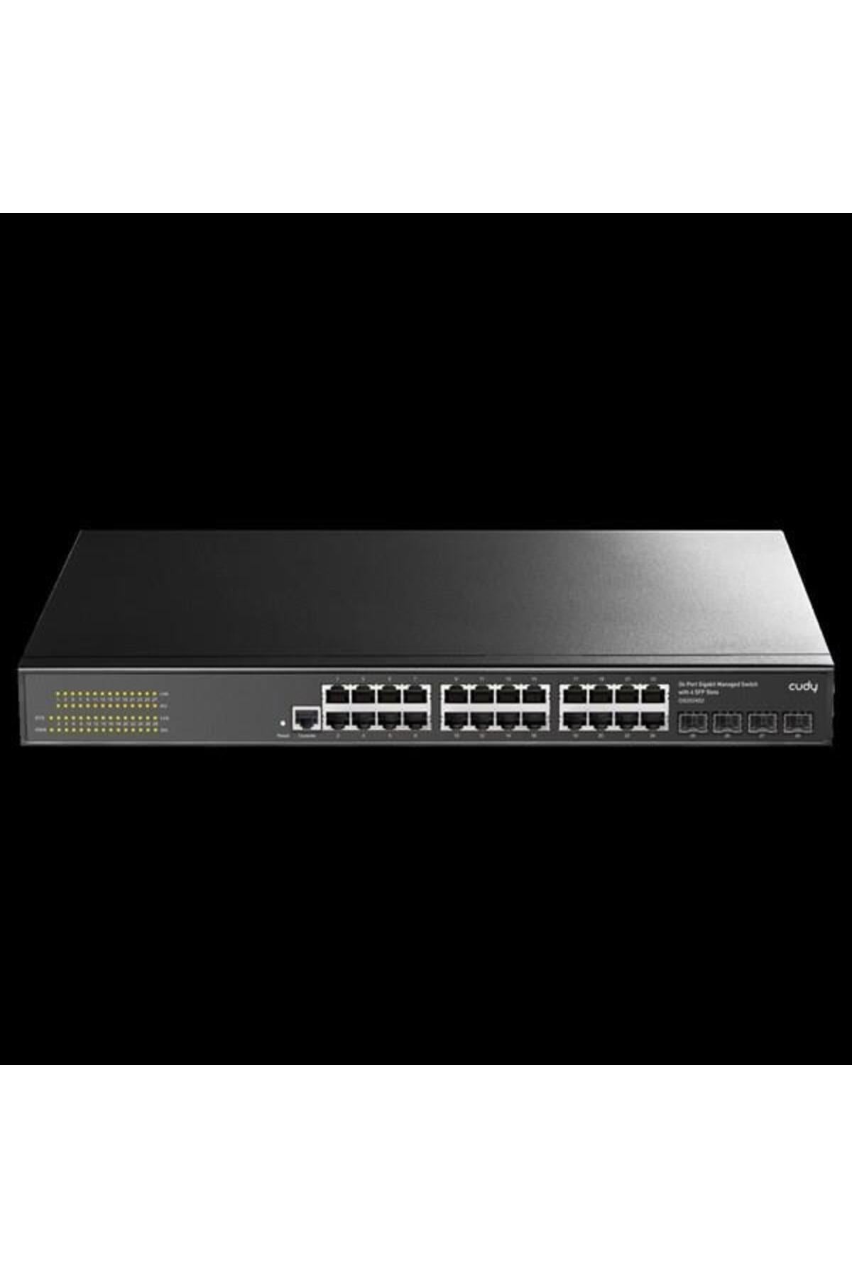 GS2024S2 24 Port Gigabit 4-SFP Yönetilebilir Switch