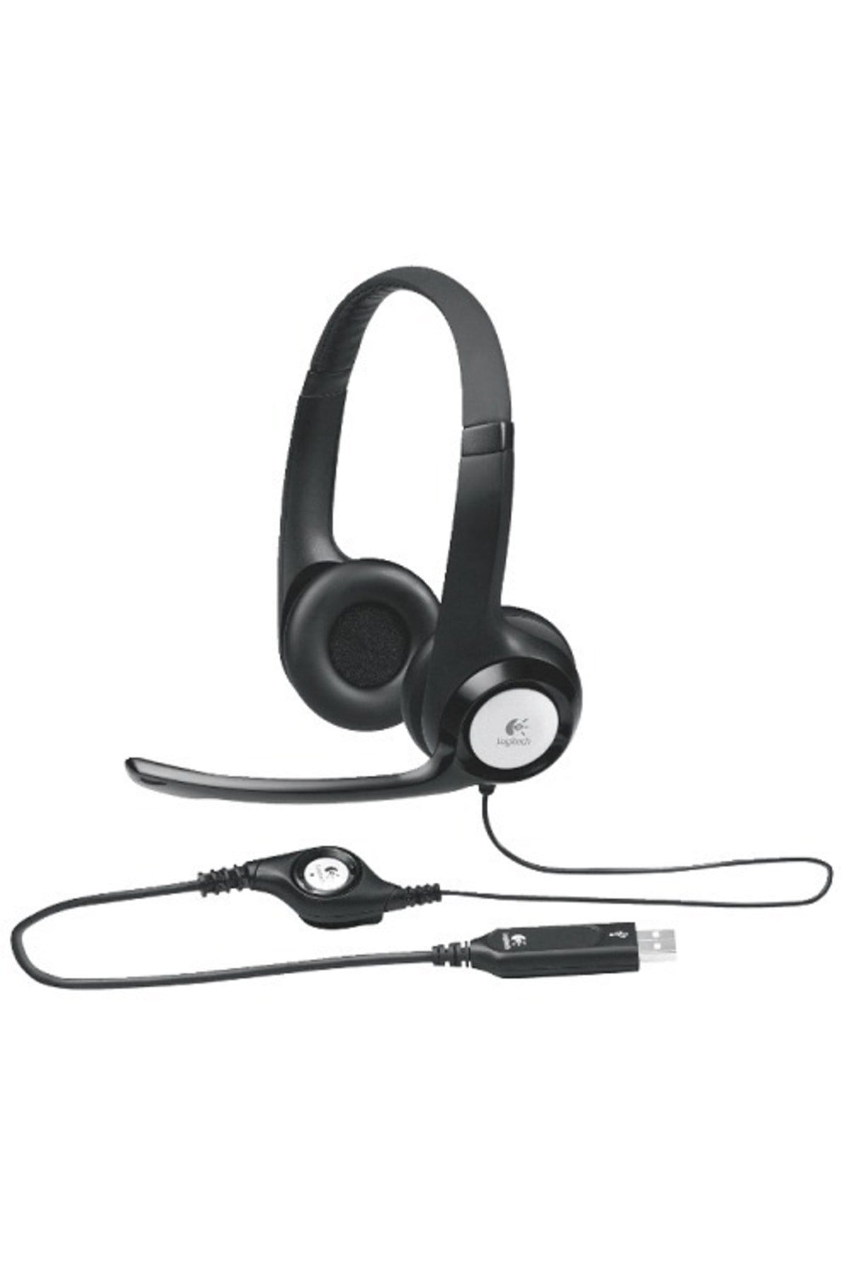 H390 USB Gürültü Önleyici Mikrofonlu Kulaklık - Siyah.