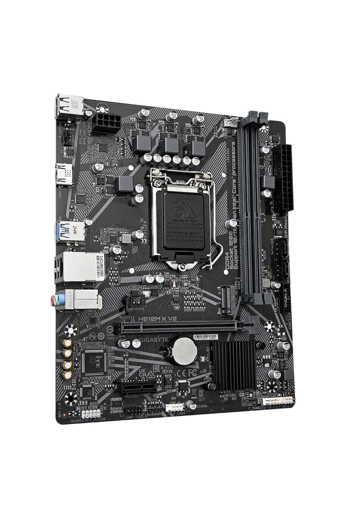 H510M K V2 Intel H470 LGA1200 DDR4 3200MHz HDMI M.2 mATX Anakart