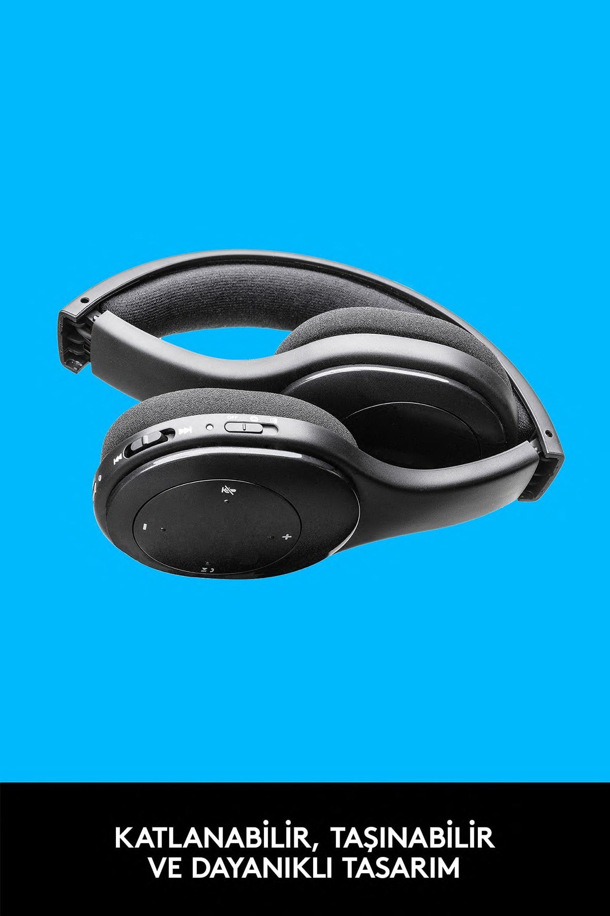 H800 Gürültü Önleyici Mikrofonlu Stereo Bluetooth Kulaklık - Siyah