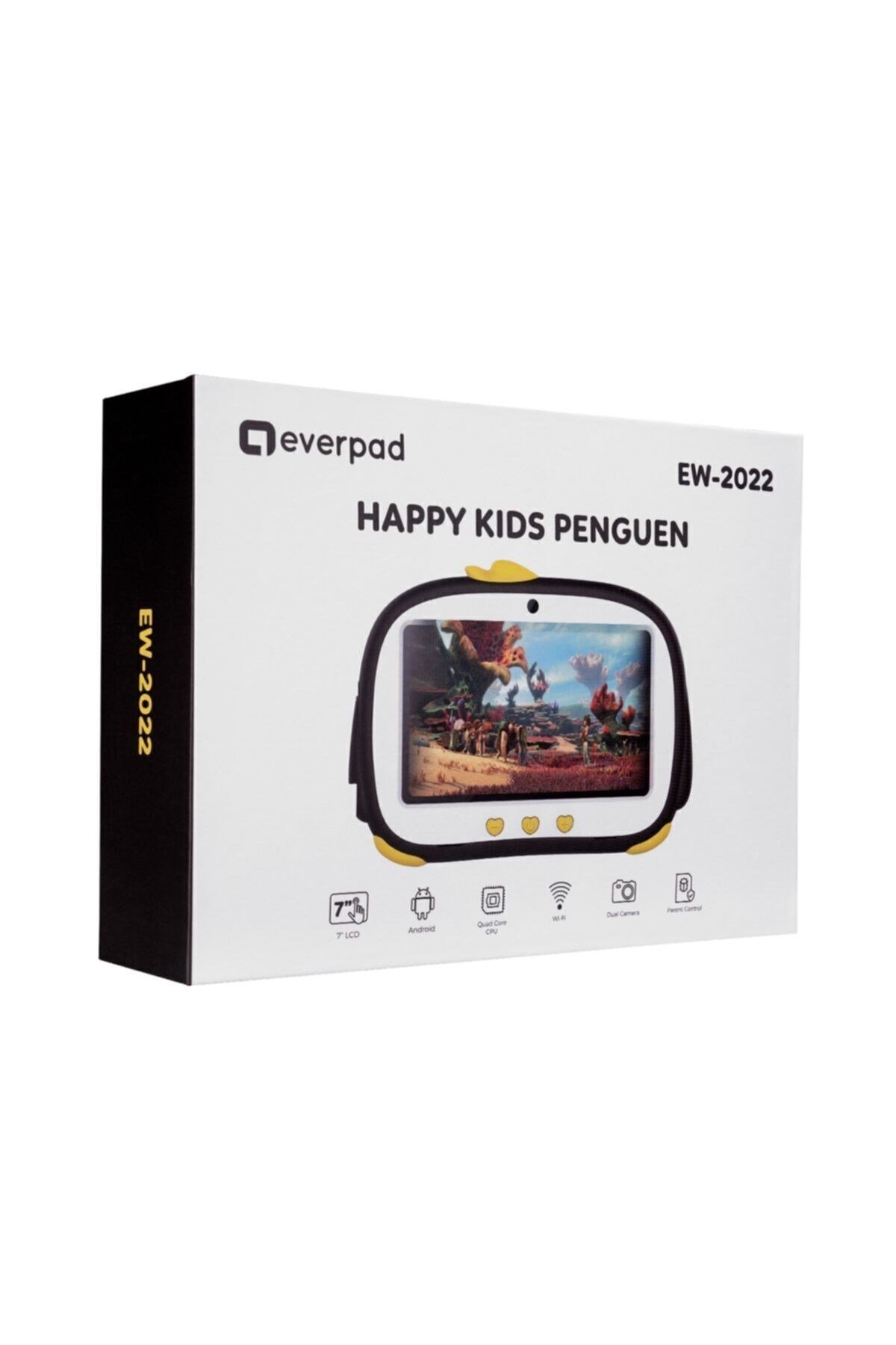 Happy Kıds Penguen Ew-2022 7' Lcd Ekran 2 Gb A100 Quard Core 16gb Çift Kamera Siyah Tablet