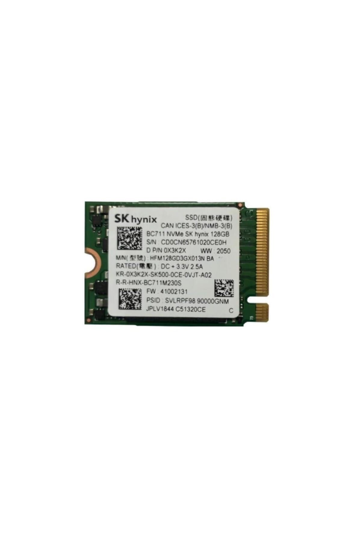 Hfm128gd3gx013n-ba 128gb M.2 Nveme Ssd