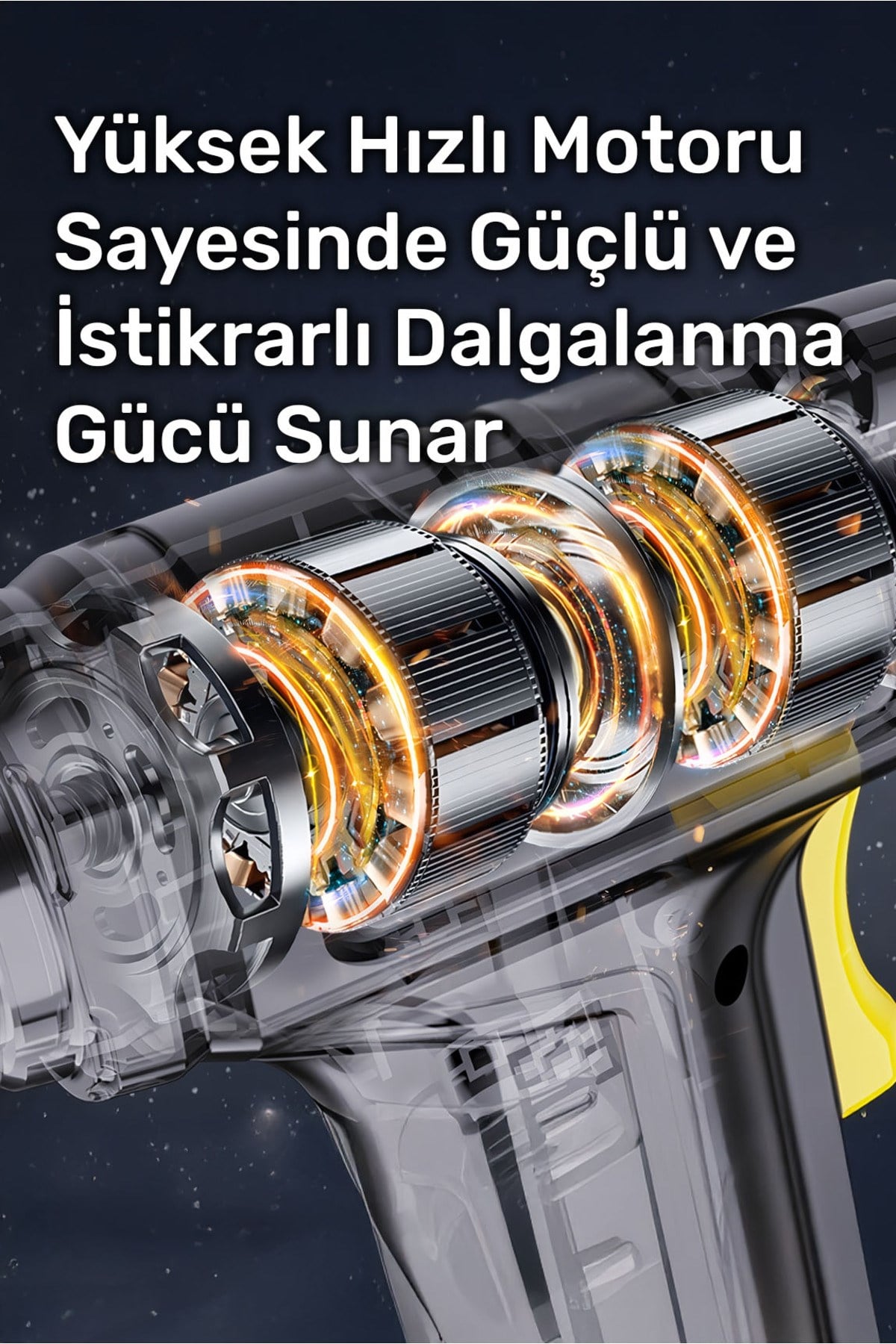 HP03 150PSI 3600Mah Şarjlı Led Işıklı LCD Ekranlı Çok Amaçlı Taşınabilir Dijital Hava Pompası