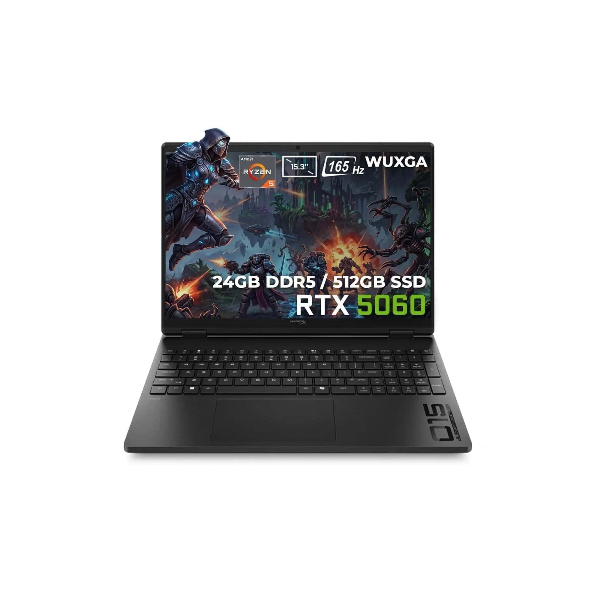 HyperX HP OMEN 15-GB0003NT D2QV8EA AMD Ryzen5 240 24GB 512SSD RTX5060 15.3
