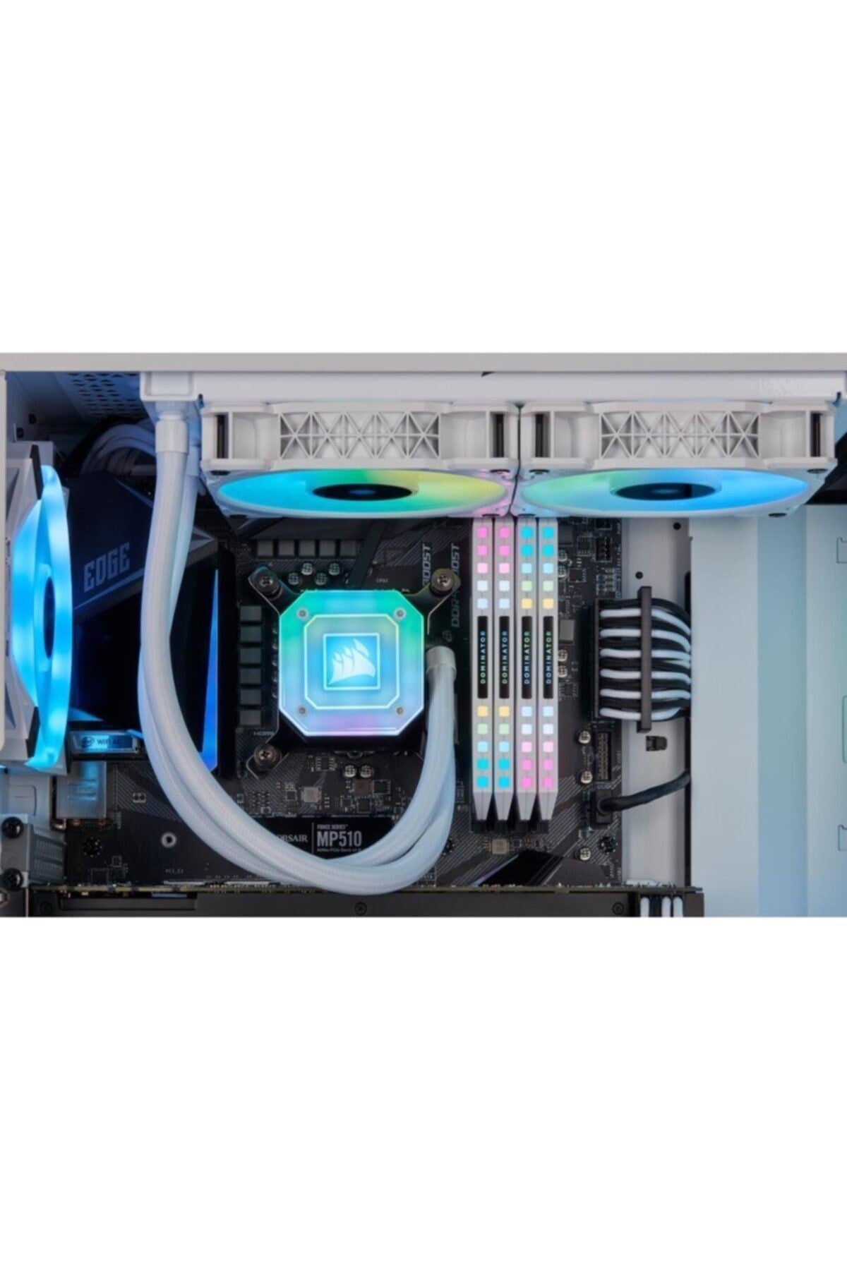 Icue H100i Elite Capellix Beyaz Sıvı Işlemci Soğutucusu