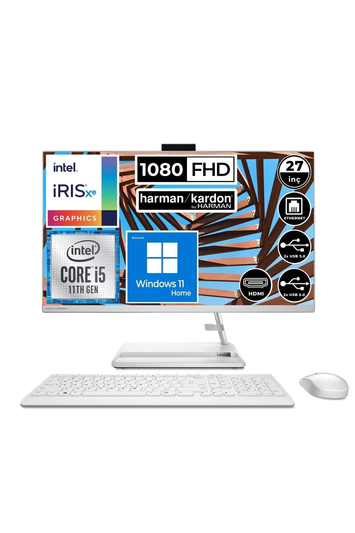 Ideacentre 3 F0fw00mrtx04 I5-1135g7 16gb 1tbssd 27