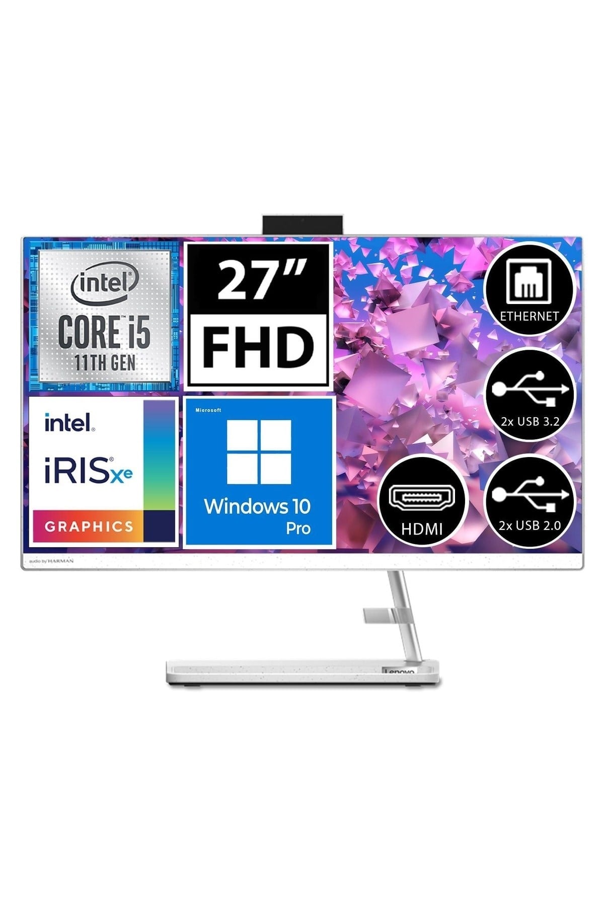 Ideacentre 3 F0fw00pmtx07 I5-1135g7 32gb 512ssd 27