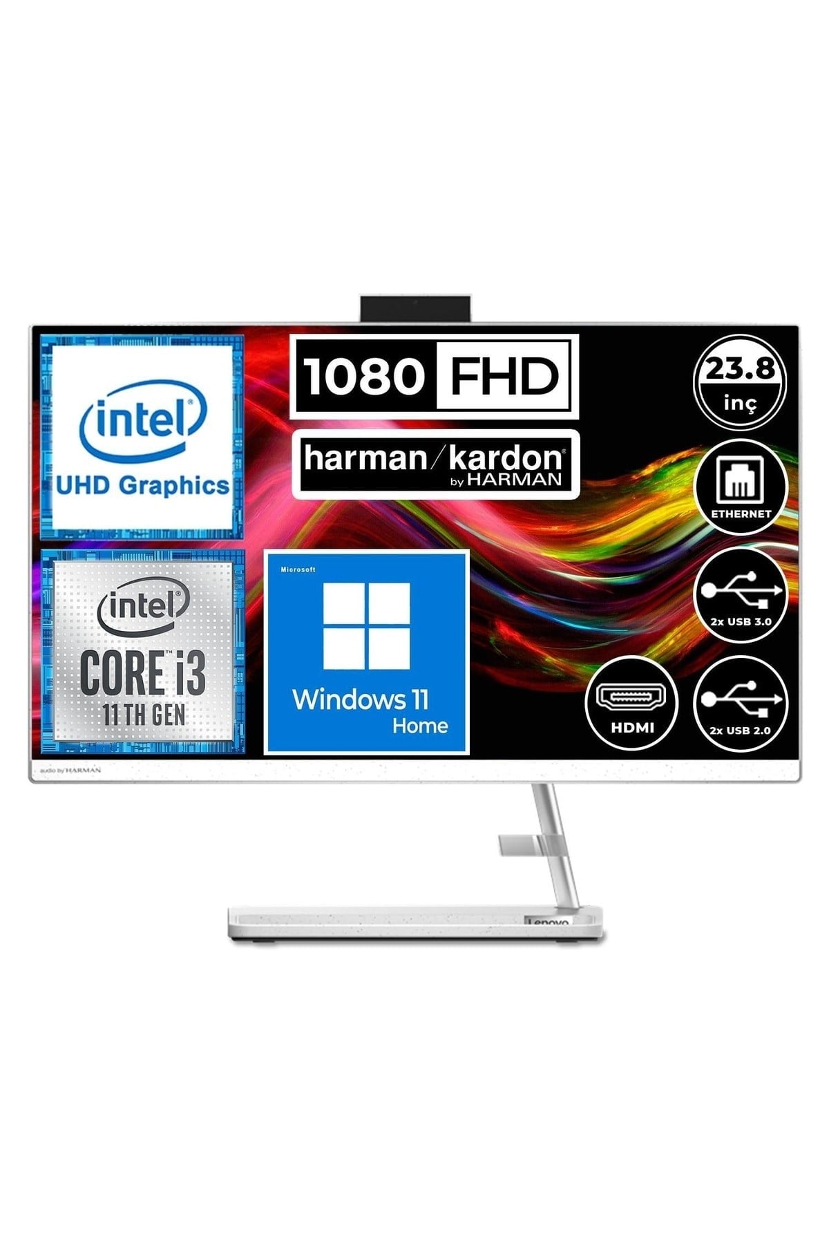Ideacentre 3 F0g0011htx03 I3-1115g4 8gb 1tbssd 23.8