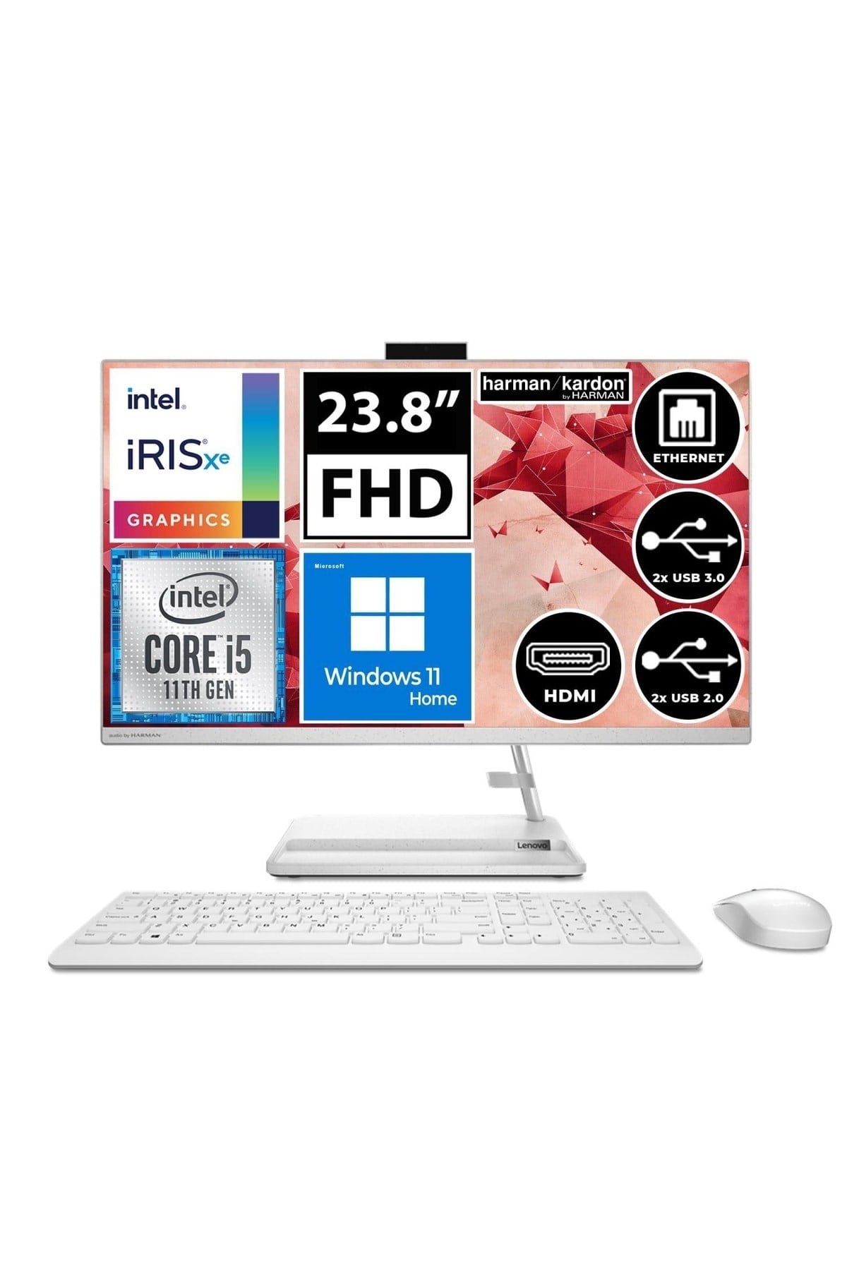 Ideacentre 3 F0g00157tx04 I5-1135g7 16gb 1tbssd 23.8