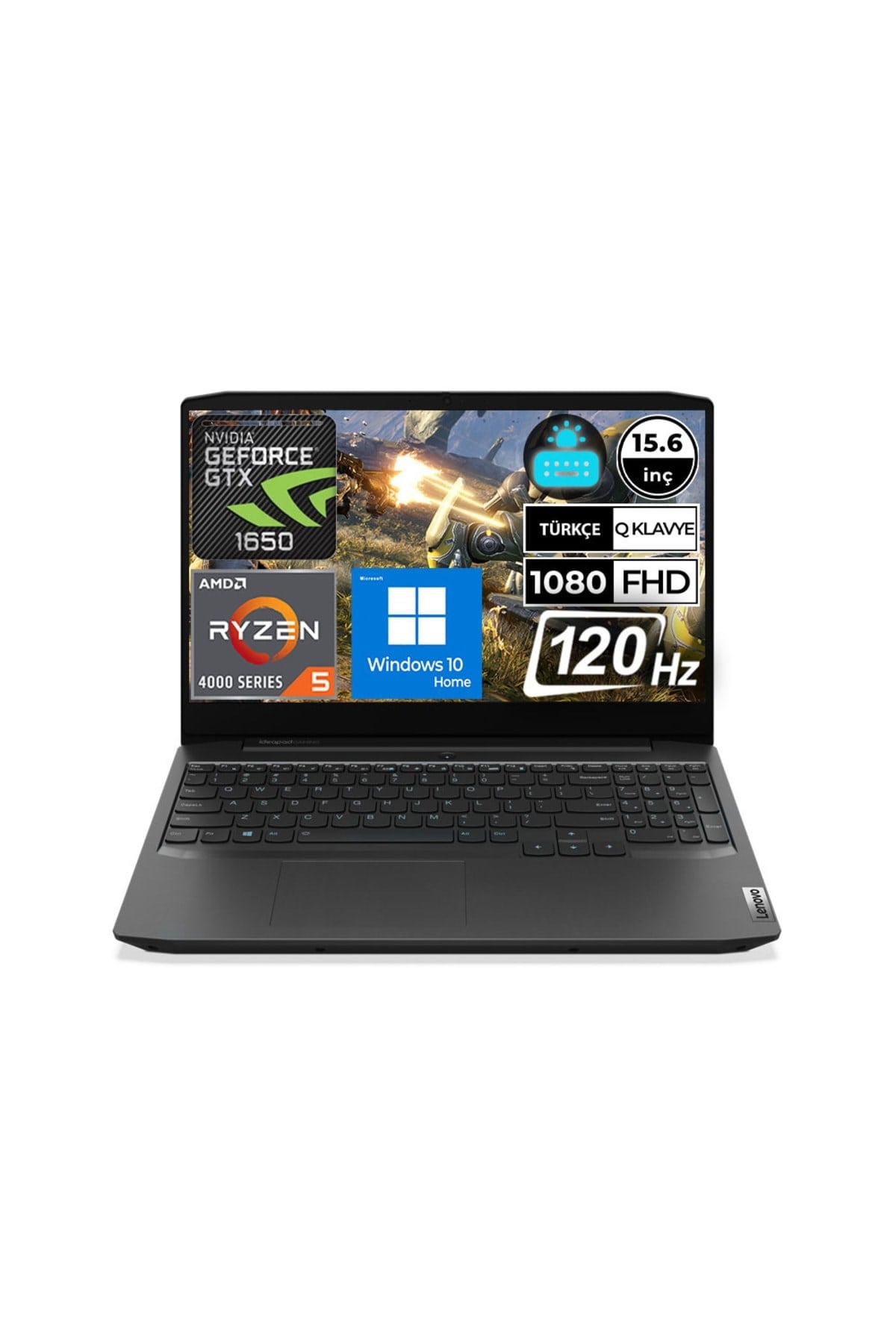 Ideapad 3 82ey003mtx Ryzen5 4600h 8gb 512ssd Gtx1650 15.6
