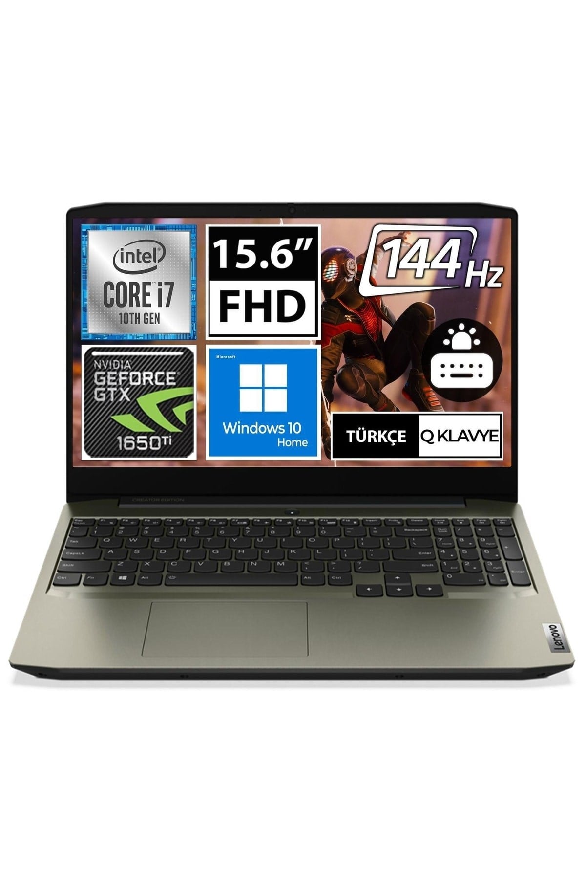 Ideapad Creator 5 82d4005htx07 I7-10750h 64gb 1tbssd Gtx1650ti 15.6
