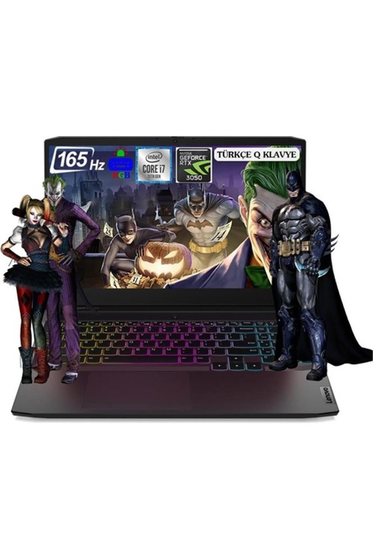 Ideapad Gaming 3 82K100CLTX i7-11370H 16GB 1TB+256 SSD RTX3050 15.6