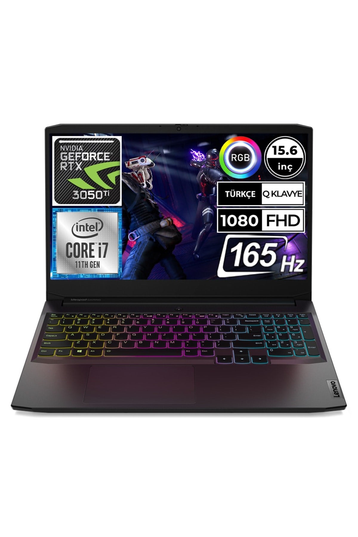 Ideapad Gaming 3 82k100kdtx05 I7-11390h 32gb 1tb+512ssd Rtx3050ti 15.6