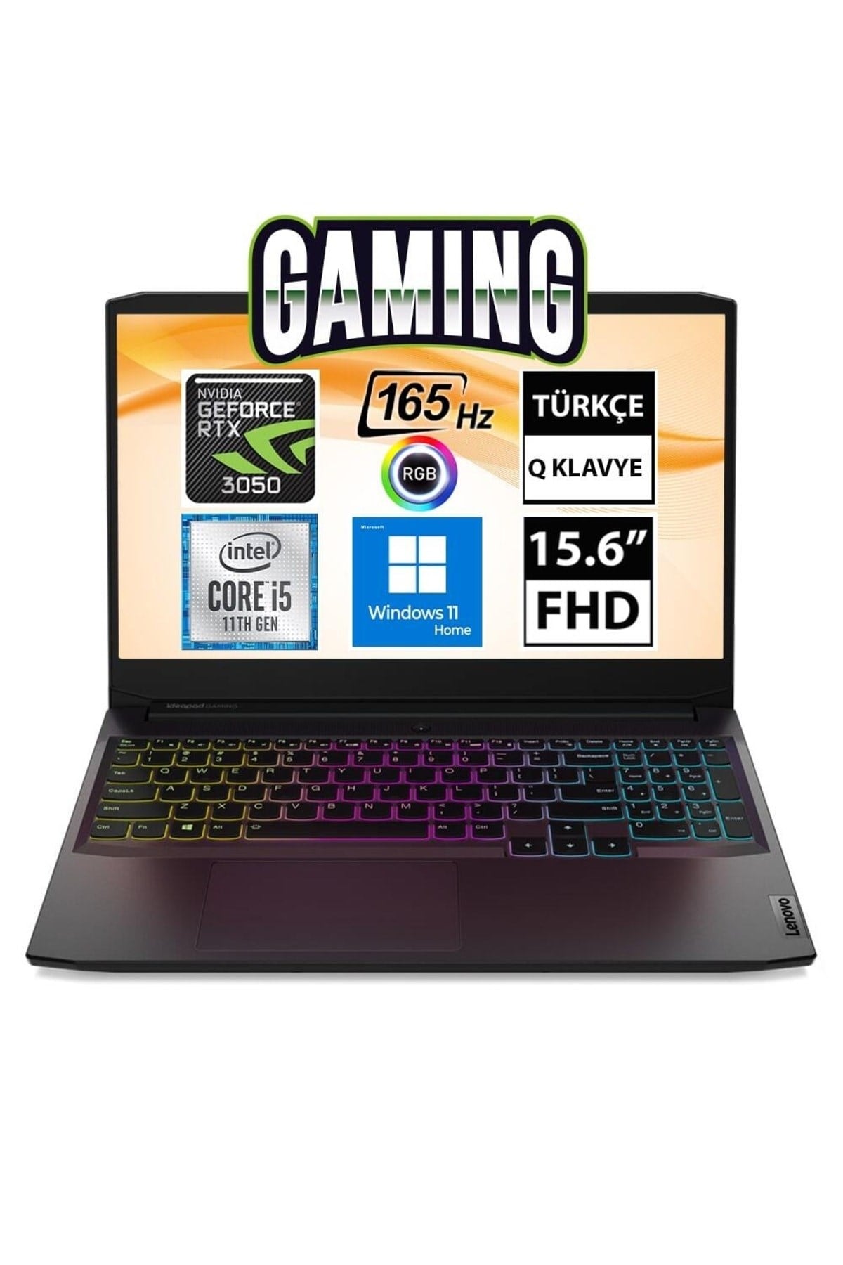 Ideapad Gaming 3 82k101eltx04 I5-11320h 16gb 1tbssd Rtx3050 15.6