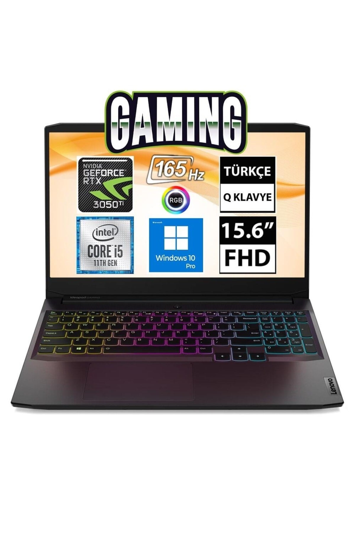 Ideapad Gaming 3 82k101entx07 I5-11320h 32gb 512ssd Rtx3050ti 15.6