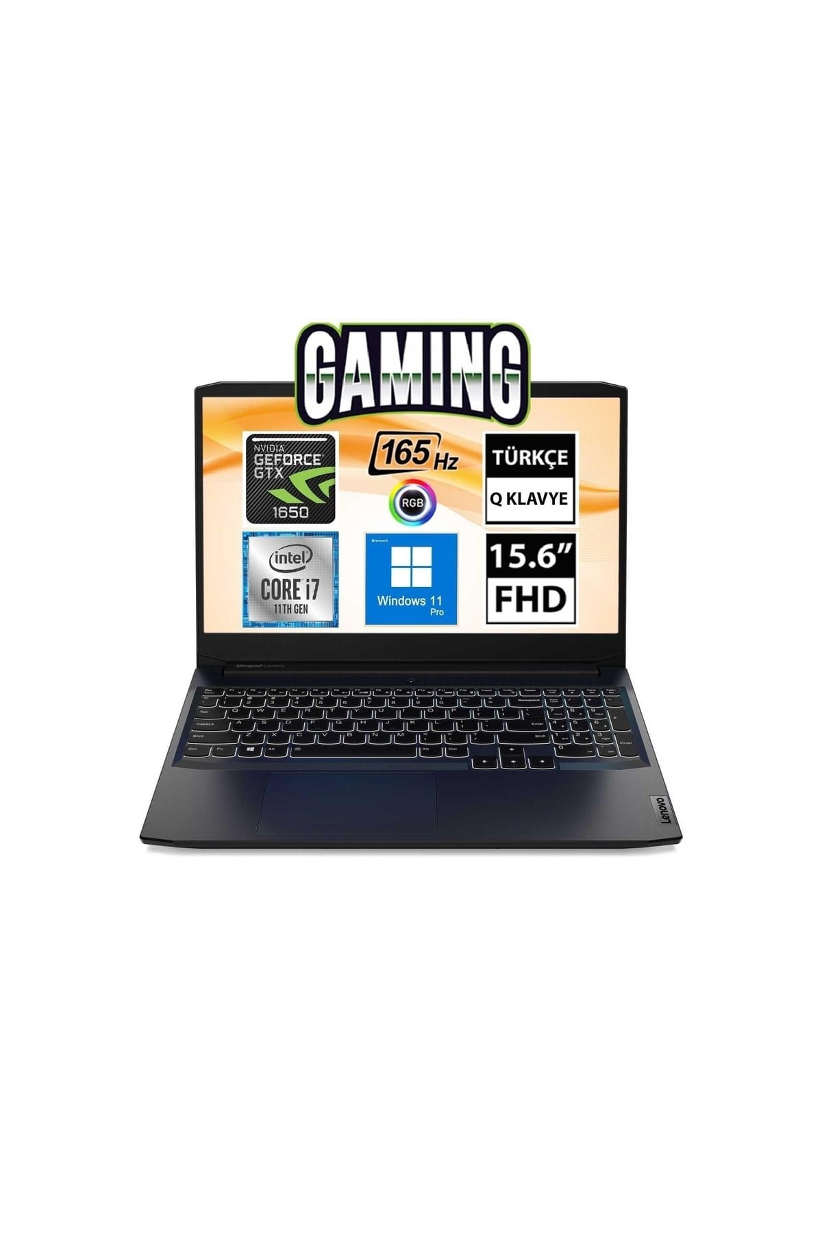 Ideapad Gaming 3 82k101j1tx10 I7-11370h 64gb 512ssd Gtx1650 15.6