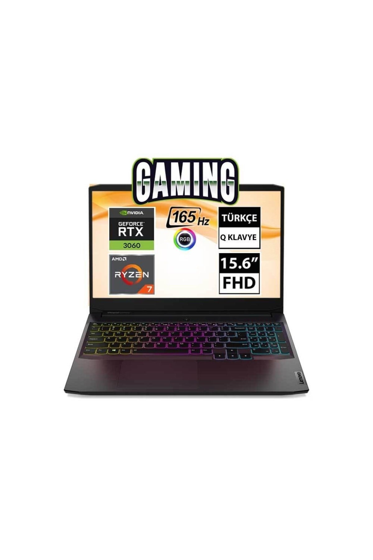 Ideapad Gaming 3 82k200jutx08 Ryzen7 5800h 64gb 512ssd 1tbssd Rtx3060 15.6