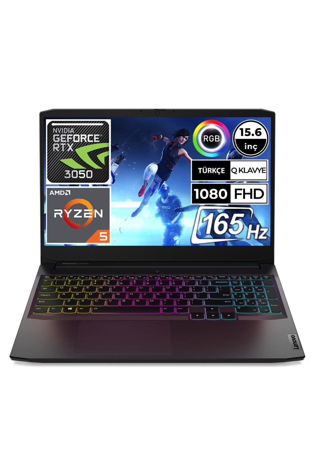 Ideapad Gaming 3 82k200k4tx06 Ryzen5 5600h 32gb 512ssd Rtx3050 15.6