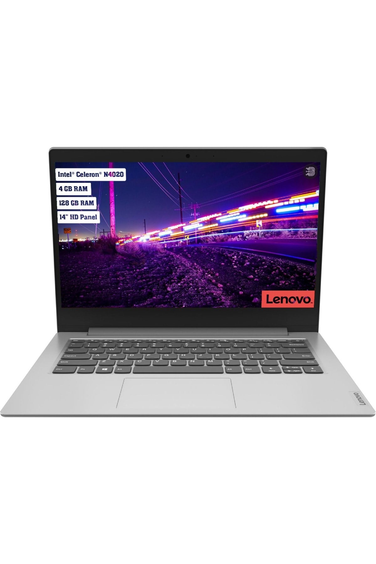 Ideapad Intel Celeron N4020 4GB 128GB SSD Freedos 14''