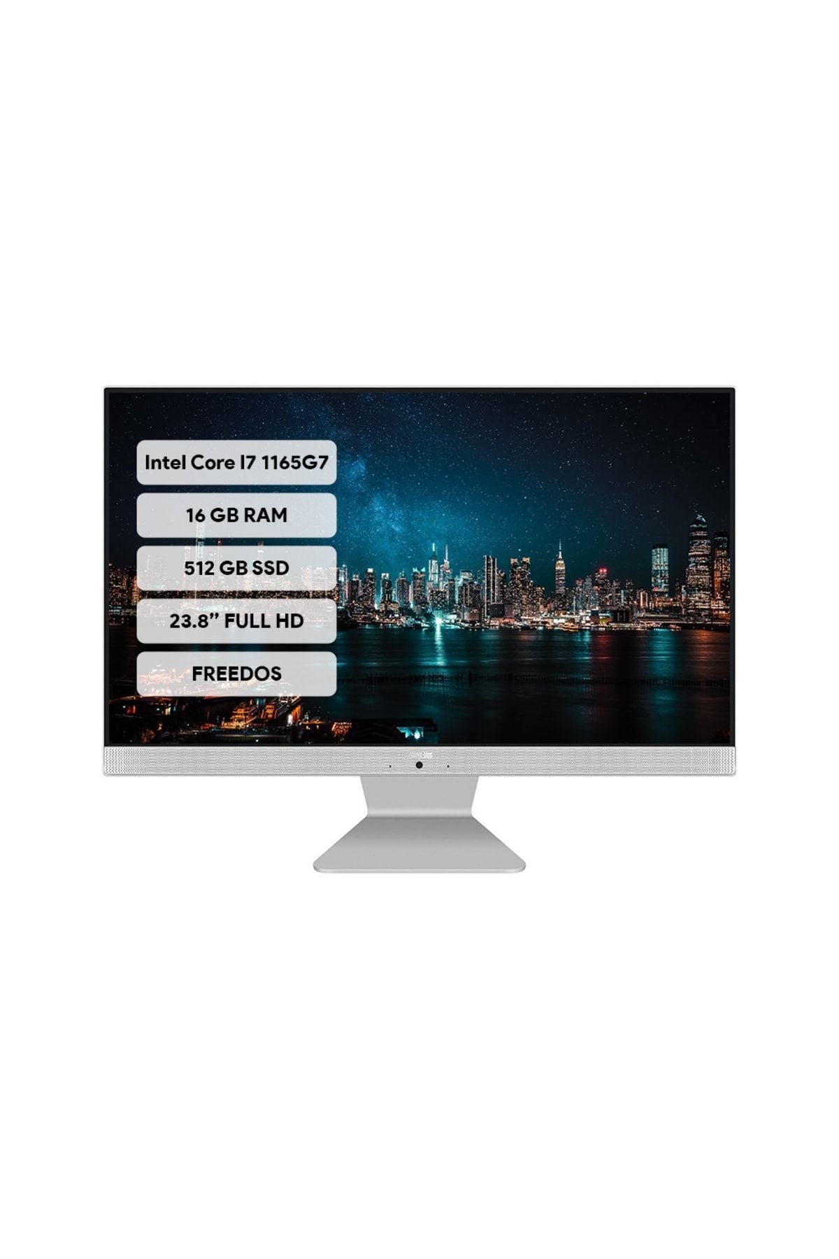Intel Core I7 1165g7 16gb 512gb Ssd Freedos 23.8