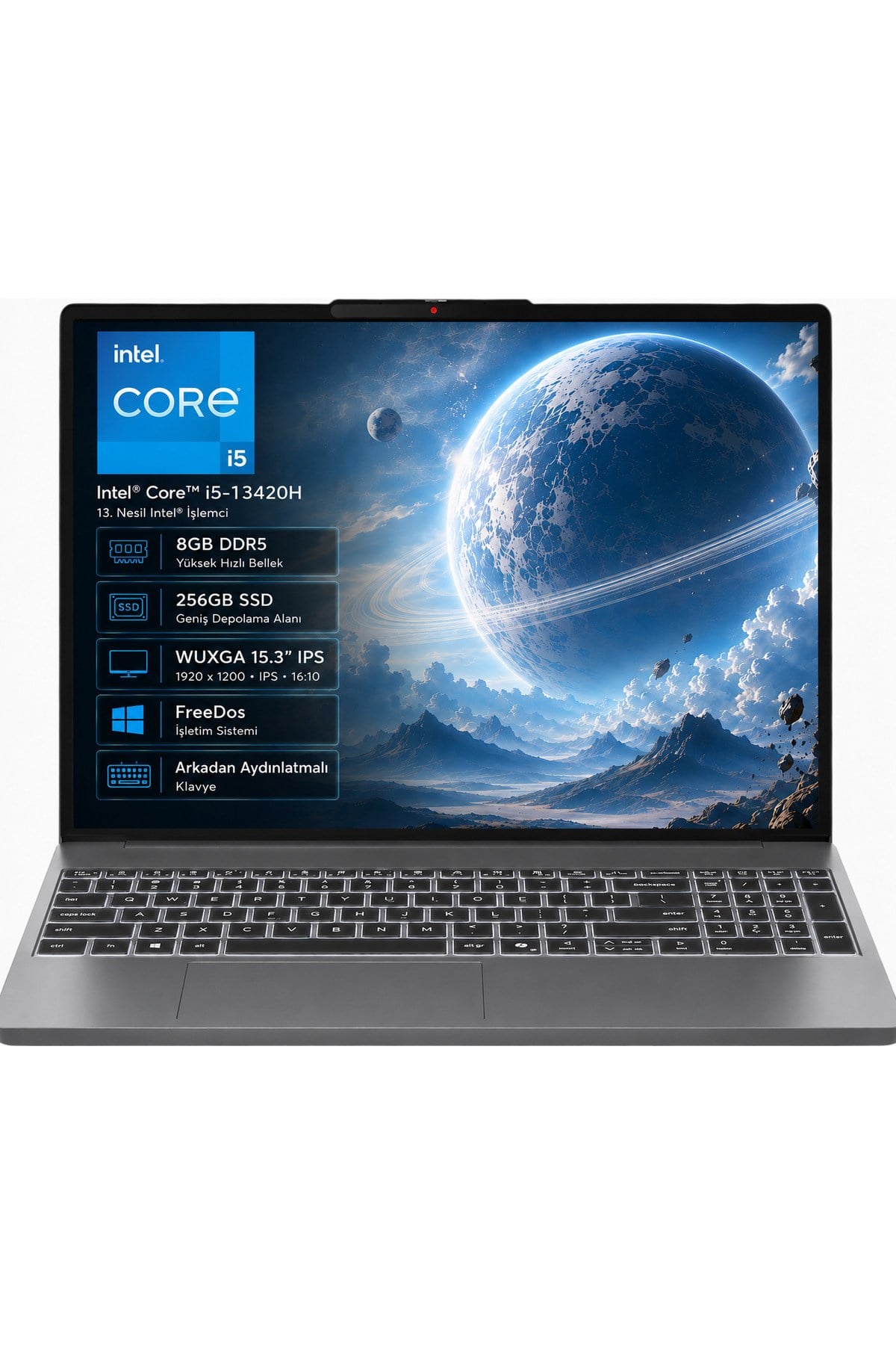 IP3 83K100Q0TR i5-13420H 8GB DDR5 256GB SSD WUXGA 15.3