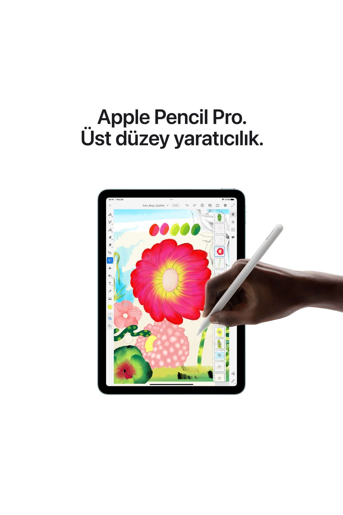 iPad Air 11 inç Wi-Fi + Cellular 512GB MCG64TU/A - Yıldız Işığı