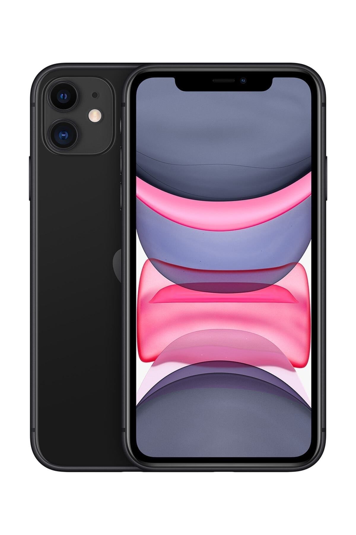 iPhone 11 128 gb Siyah Cep Telefonu Aksesuarlı Kutu