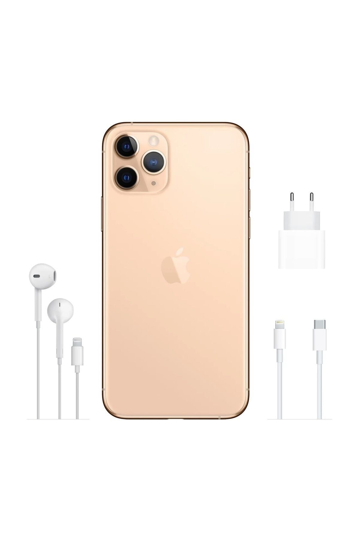 iPhone 11 Pro 512GB Gold Cep Telefonu (Apple Türkiye Garantili) Aksesuarlı Kutu