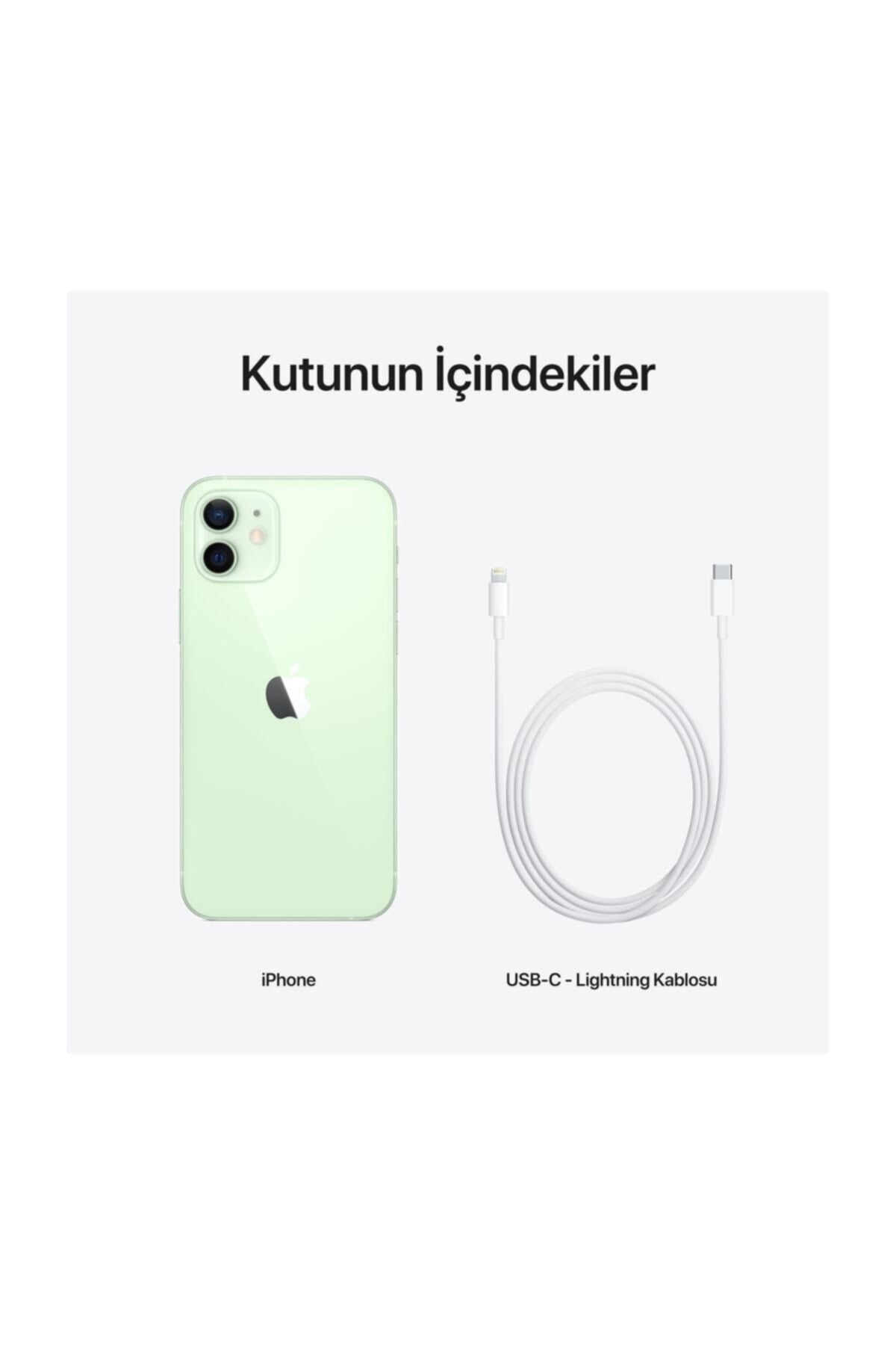 iPhone 12 256 GB Yeşil Cep Telefonu Aksesuarsız Kutu (Apple Türkiye Garantili)