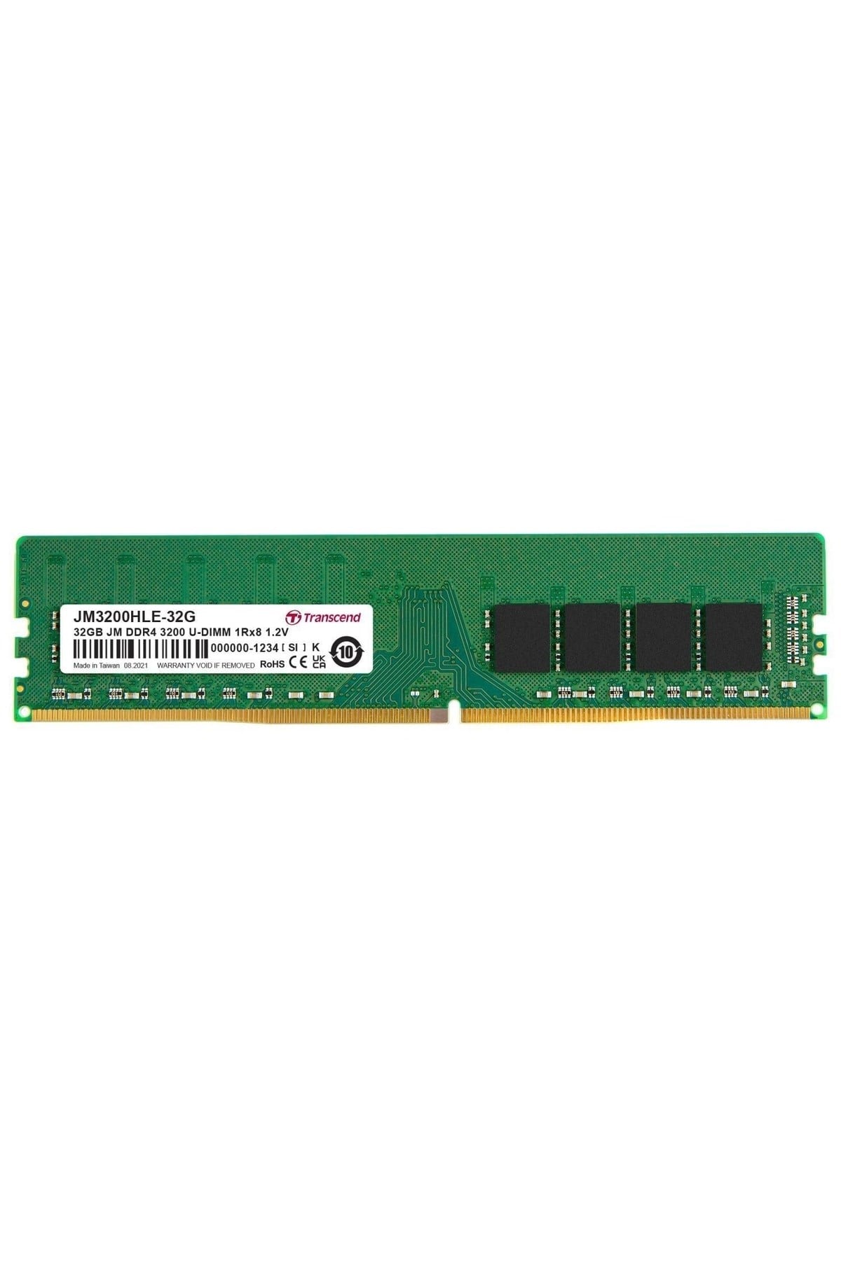 Jm3200hle-32g 32gb Ddr4 3200mhz Cl22 1.2v Masaüstü Ram